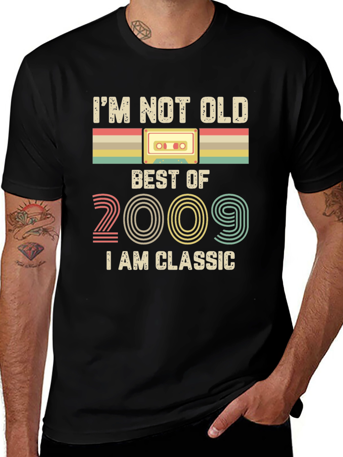 Im Not Old Im Classic 2009 Cassette Tape T-Shirt