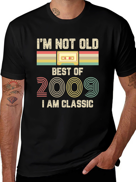 Im Not Old Im Classic 2009 Cassette Tape T-Shirt