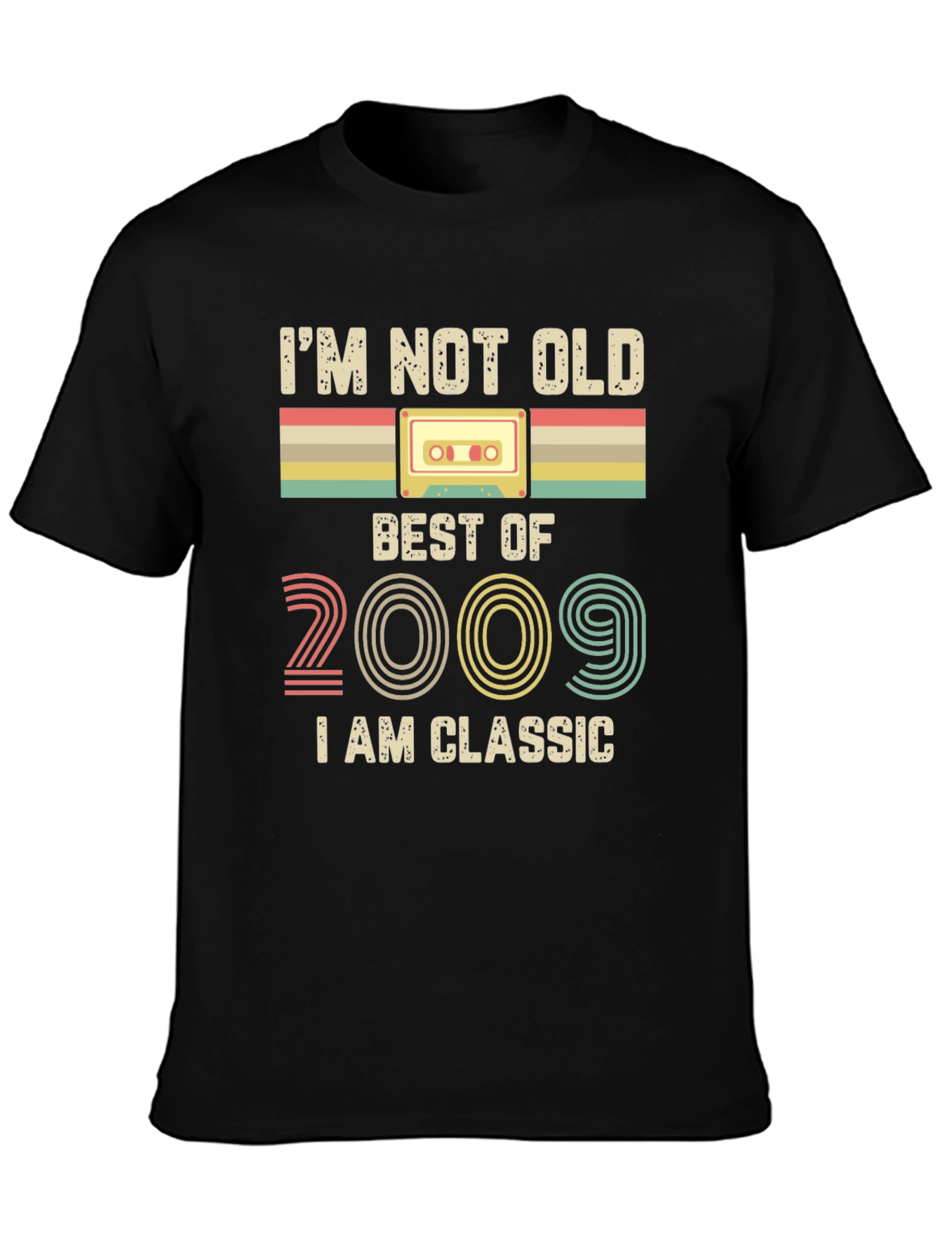 Im Not Old Im Classic 2009 Cassette Tape T-Shirt