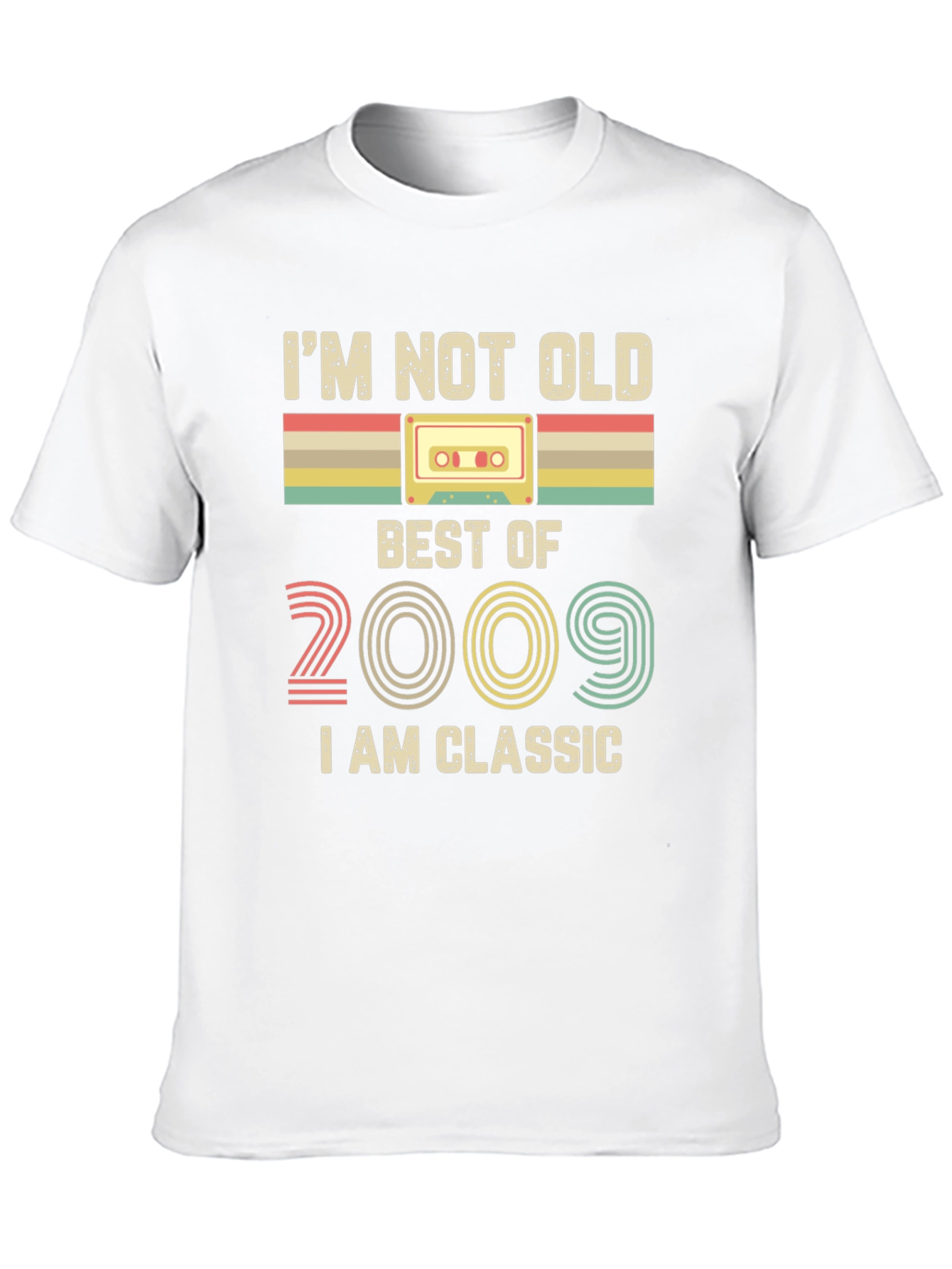 Im Not Old Im Classic 2009 Cassette Tape T-Shirt
