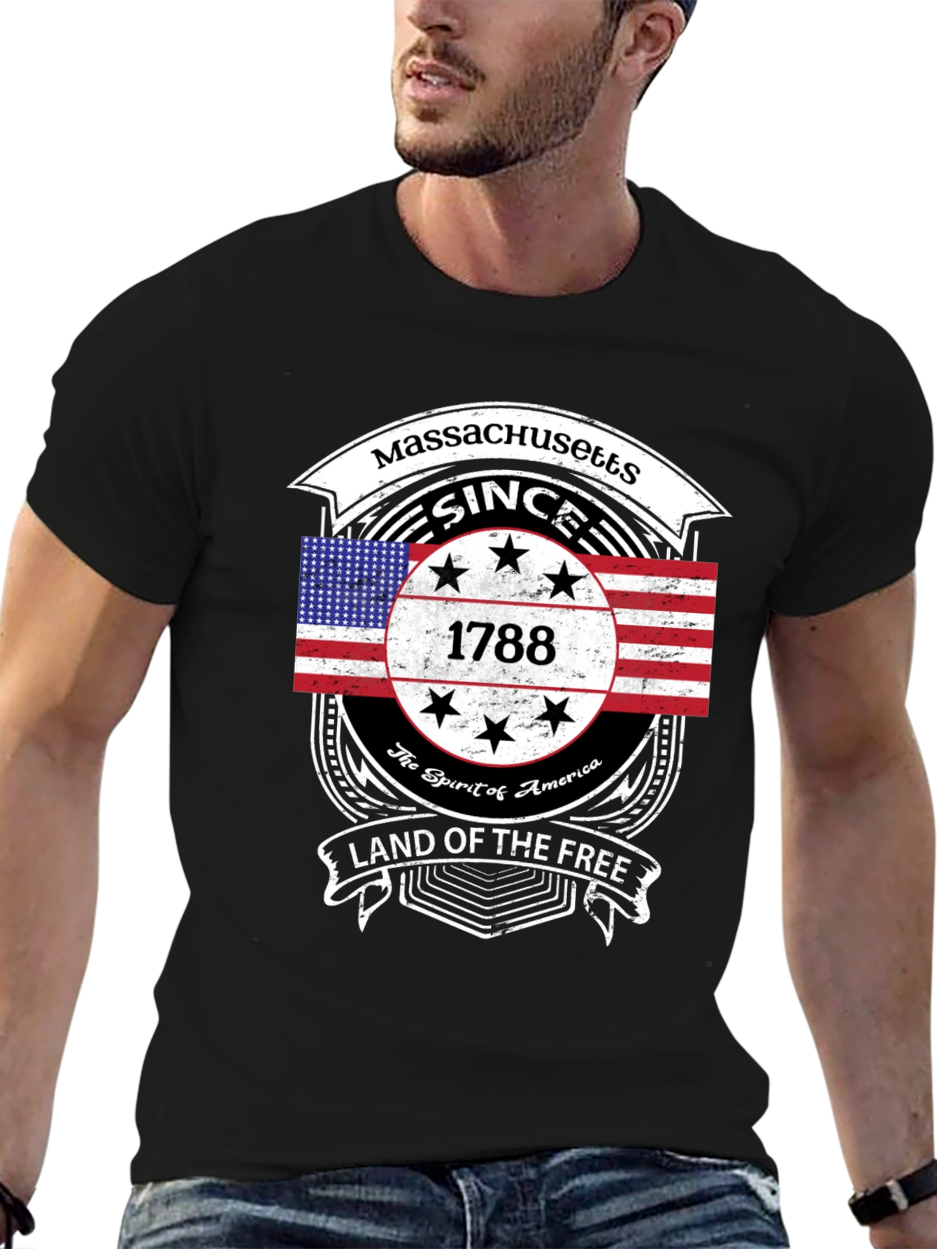 Massachusetts Since 1788 T-Shirt