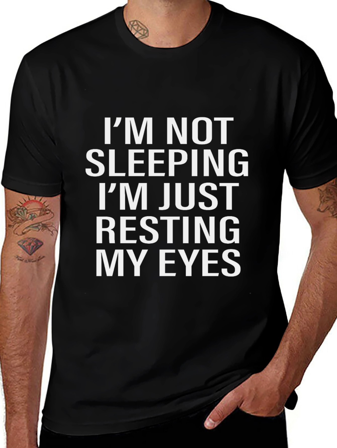 Funny Resting My Eyes Graphic T-Shirt