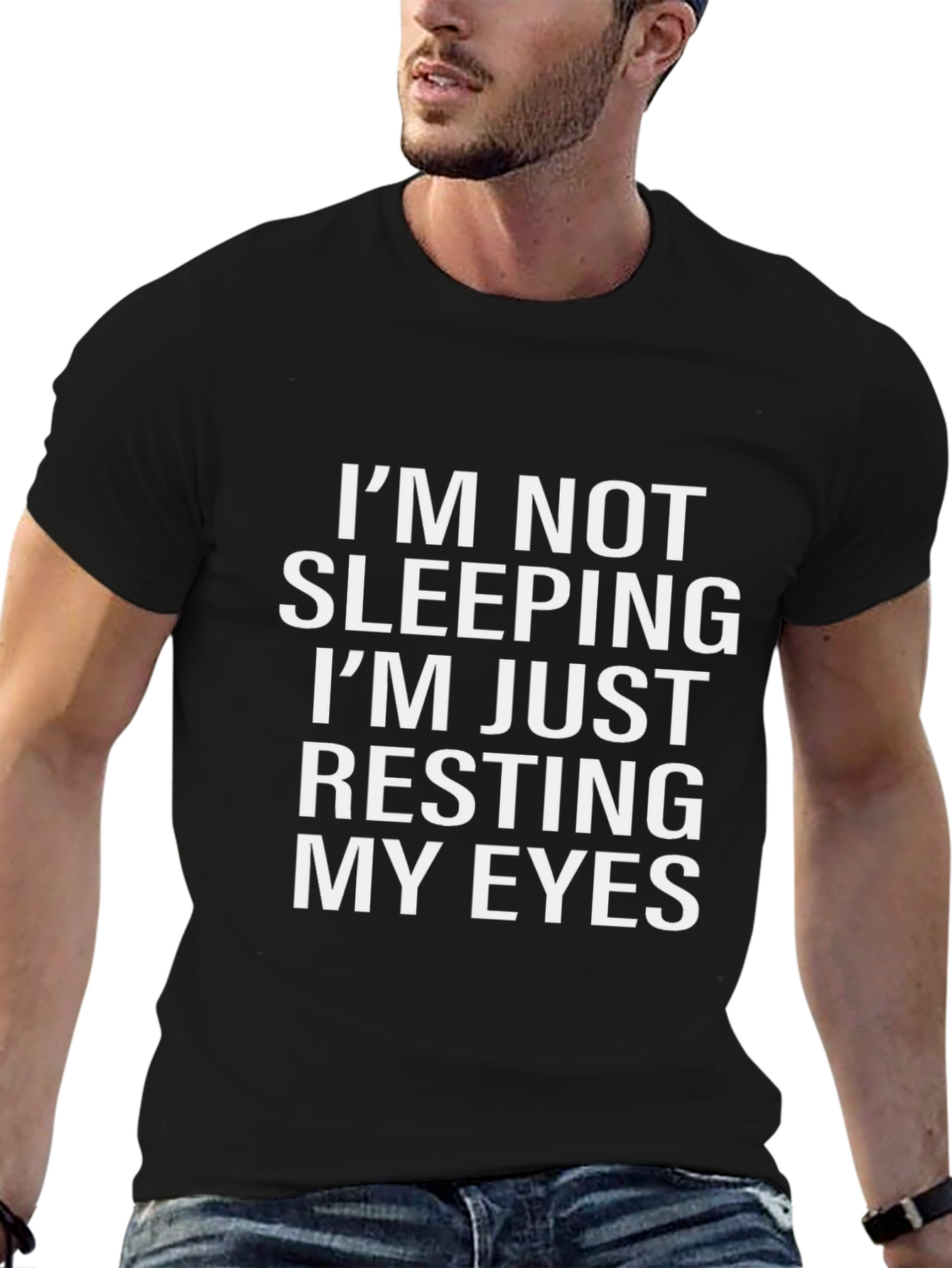 Funny Resting My Eyes Graphic T-Shirt