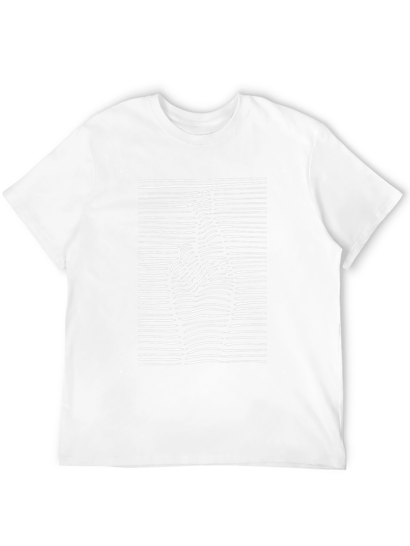 Optical Illusion Fingers Crossed Graphic Tee - Black