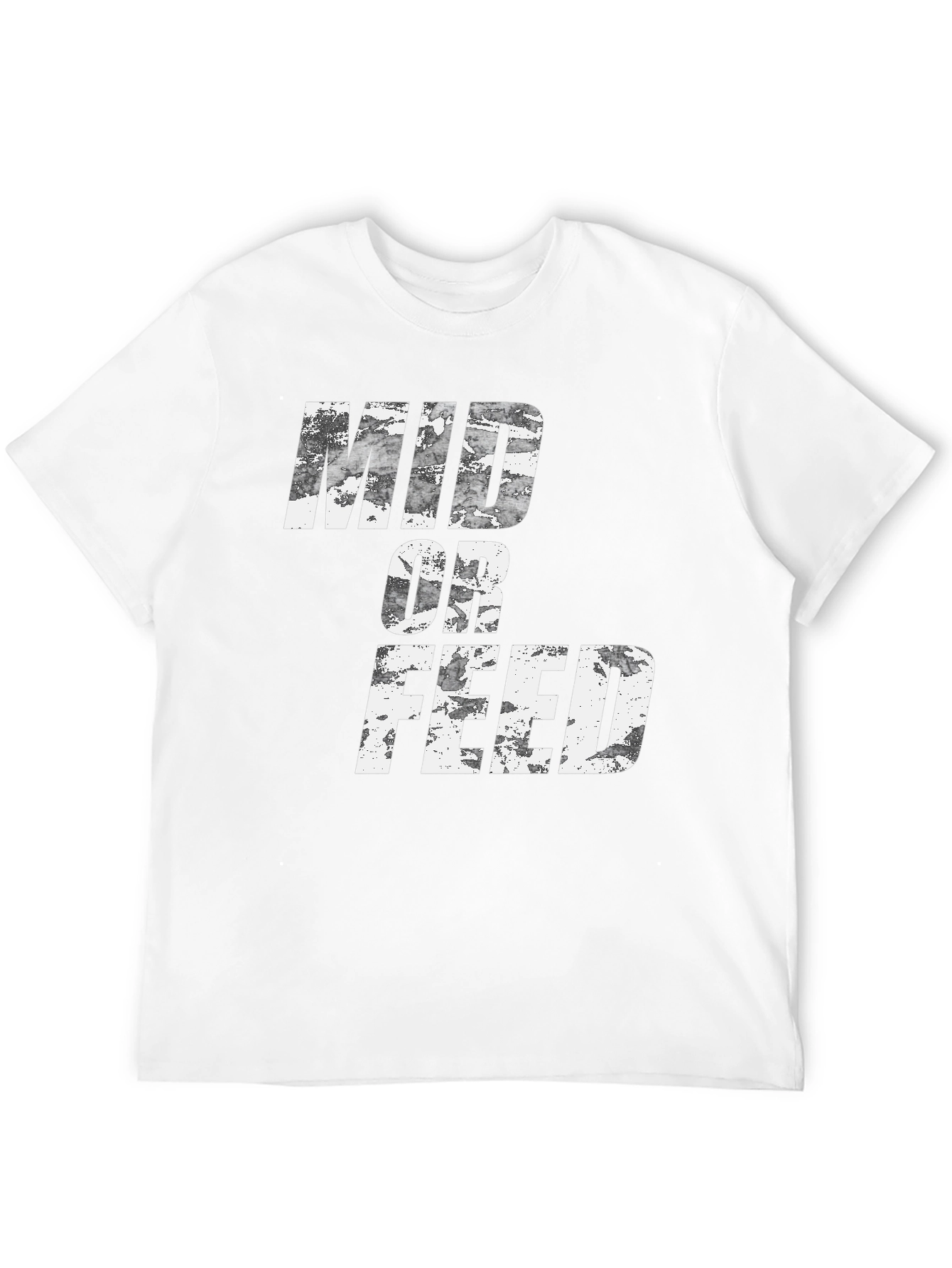 Mid or Feed Black Graphic Tee