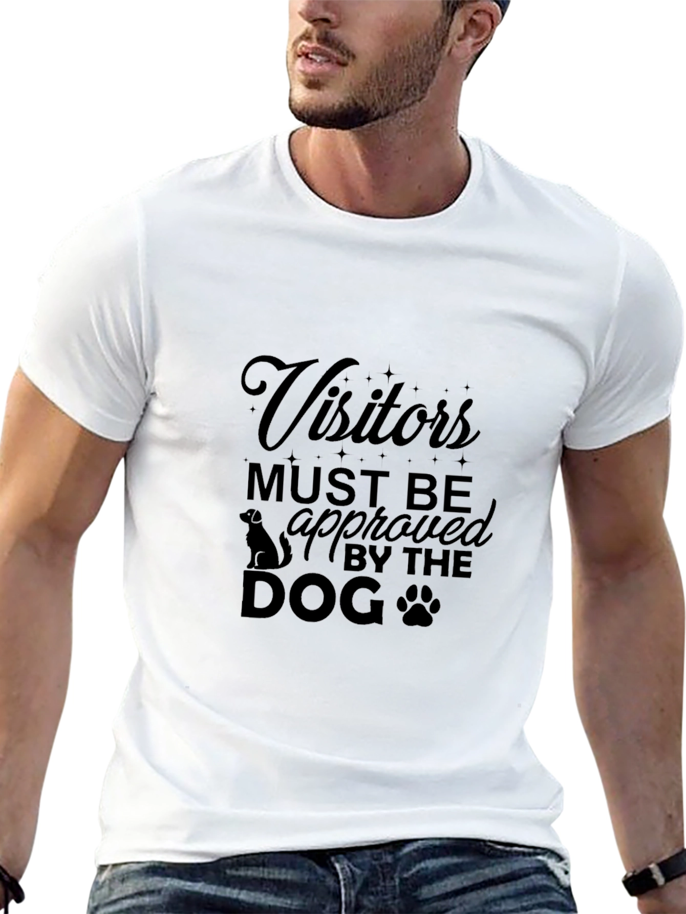 Visitors Must Be Approved By The Dog T-Shirt