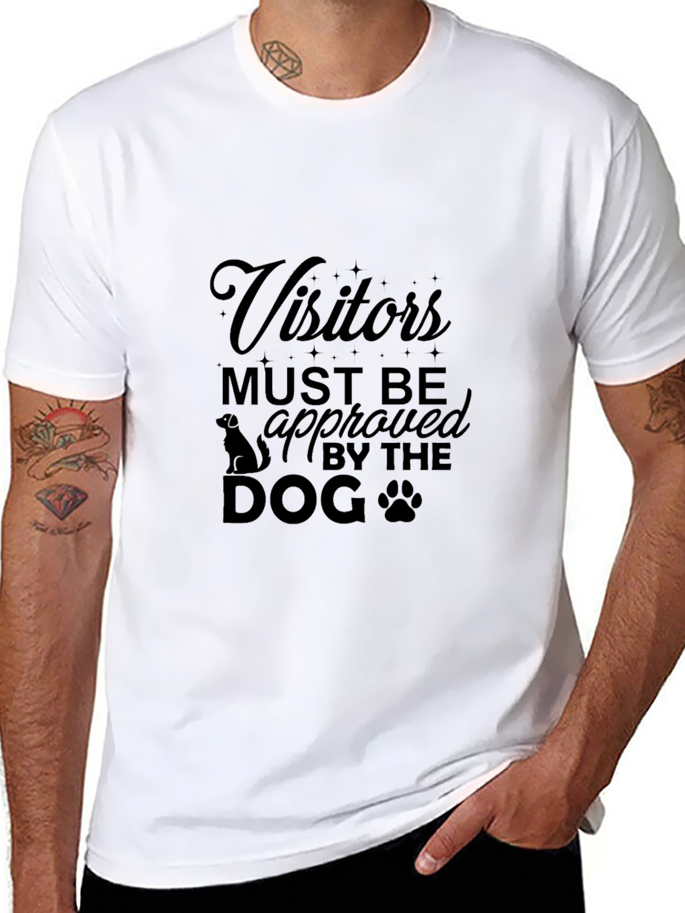 Visitors Must Be Approved By The Dog T-Shirt