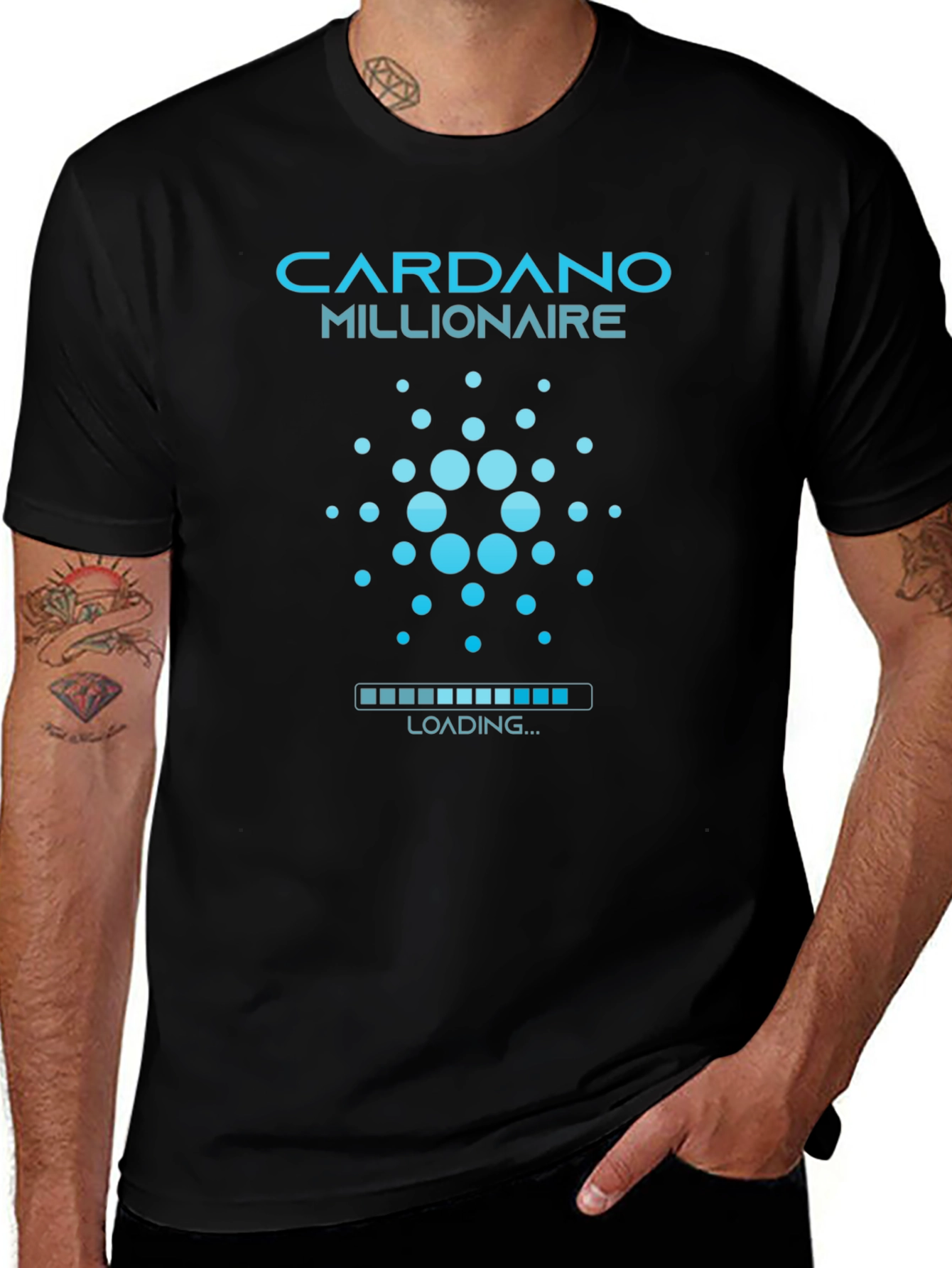 Cardano Millionaire T-Shirt - Crypto Investor Tee