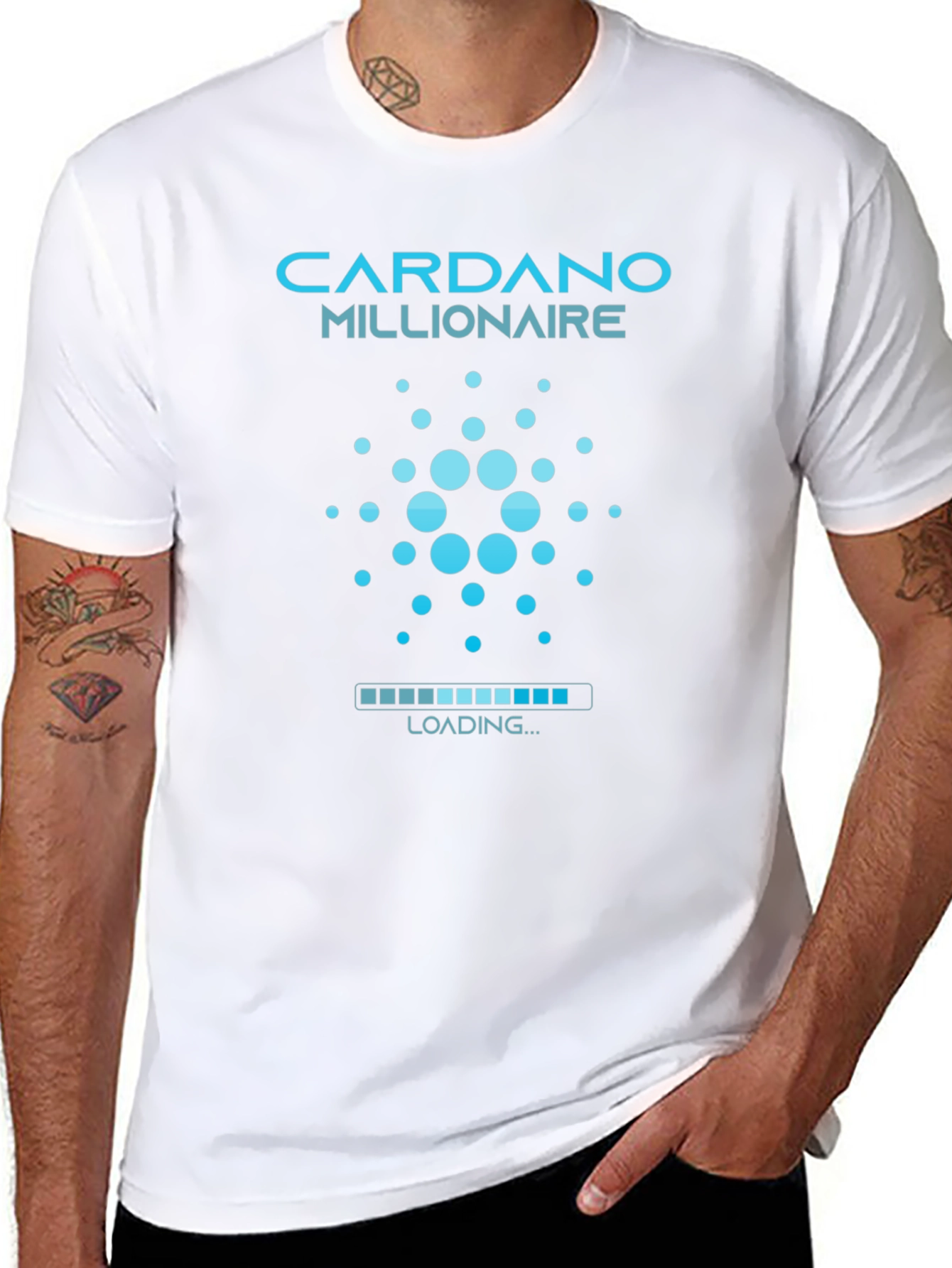 Cardano Millionaire T-Shirt - Crypto Investor Tee