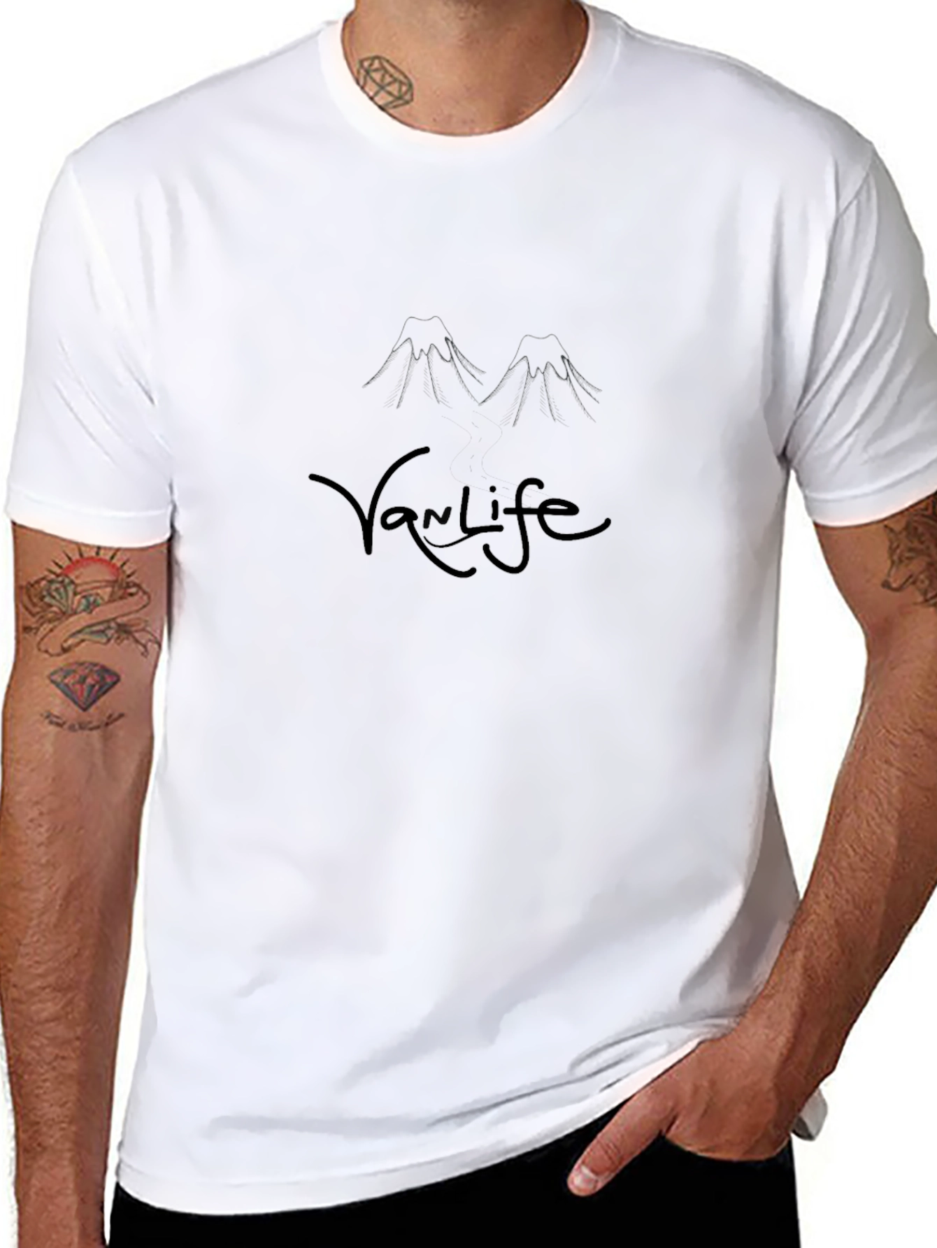 Van Life Black T-Shirt
