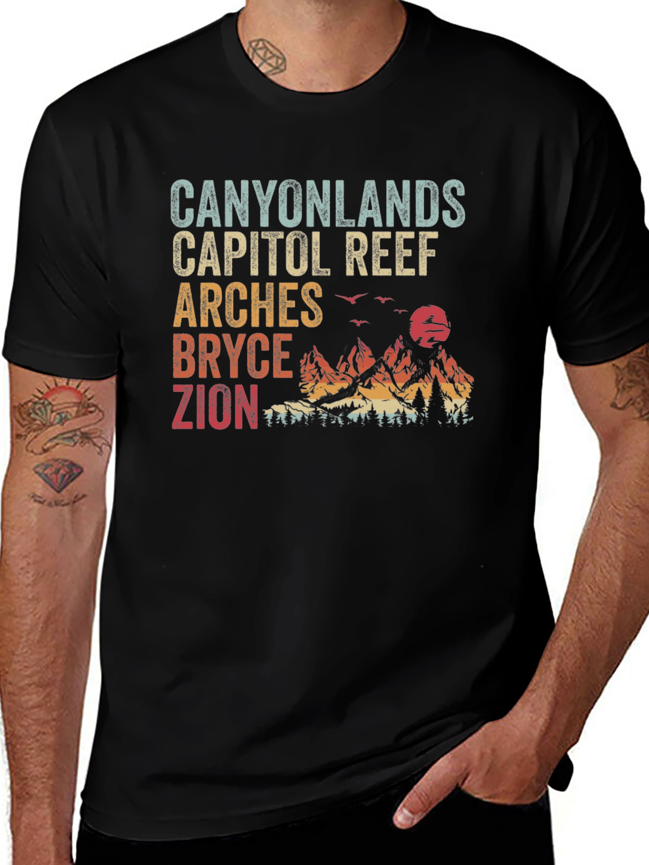 Utah National Parks Graphic Tee