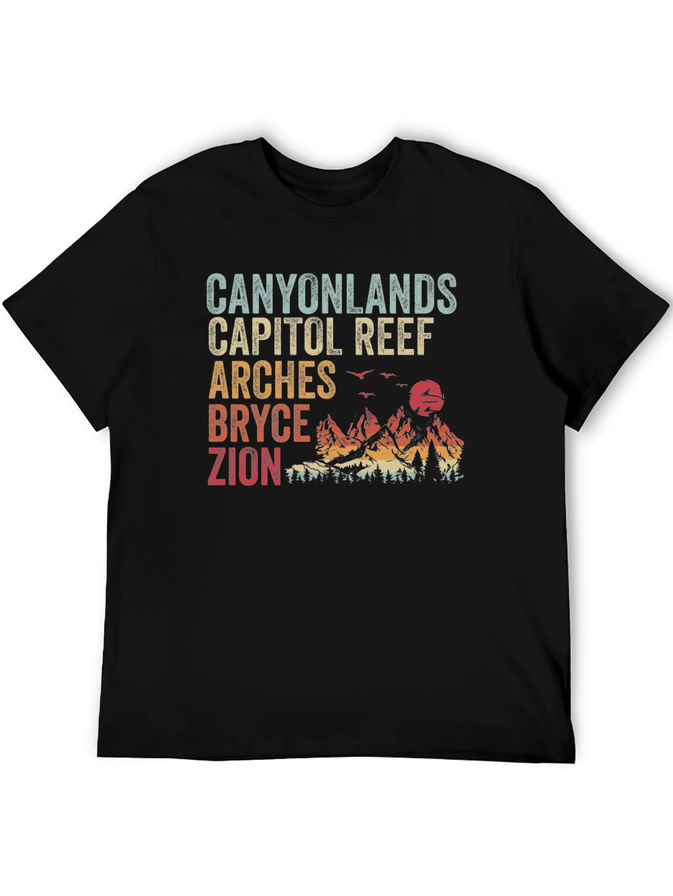 Utah National Parks Graphic Tee