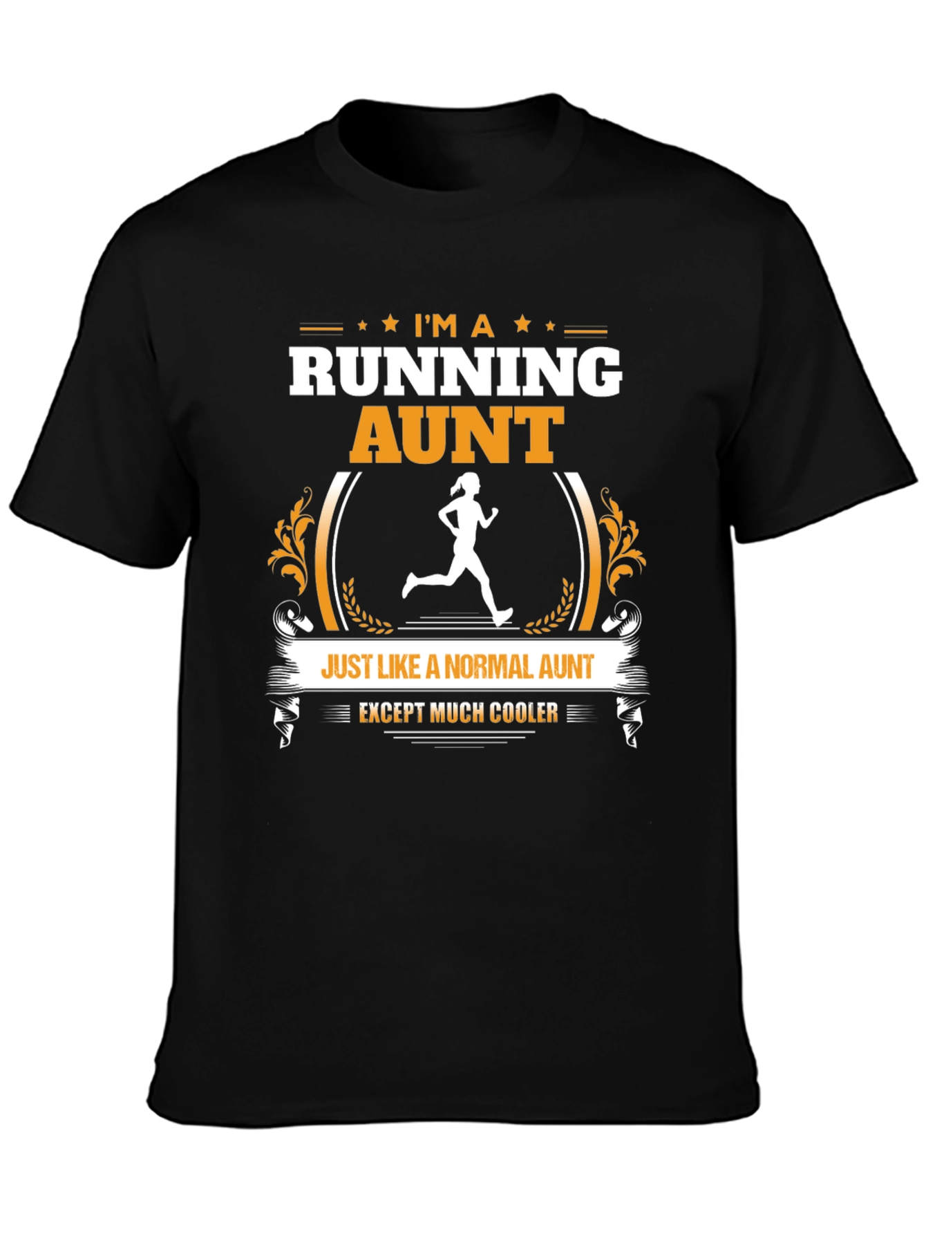 Running Aunt T-Shirt: Cool Aunt Graphic Tee