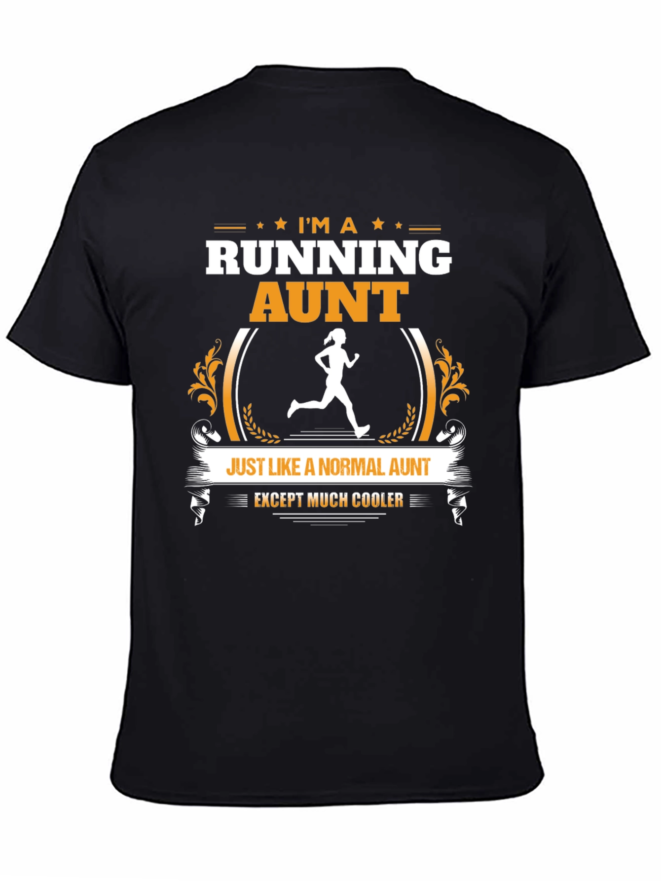 Running Aunt T-Shirt: Cool Aunt Graphic Tee
