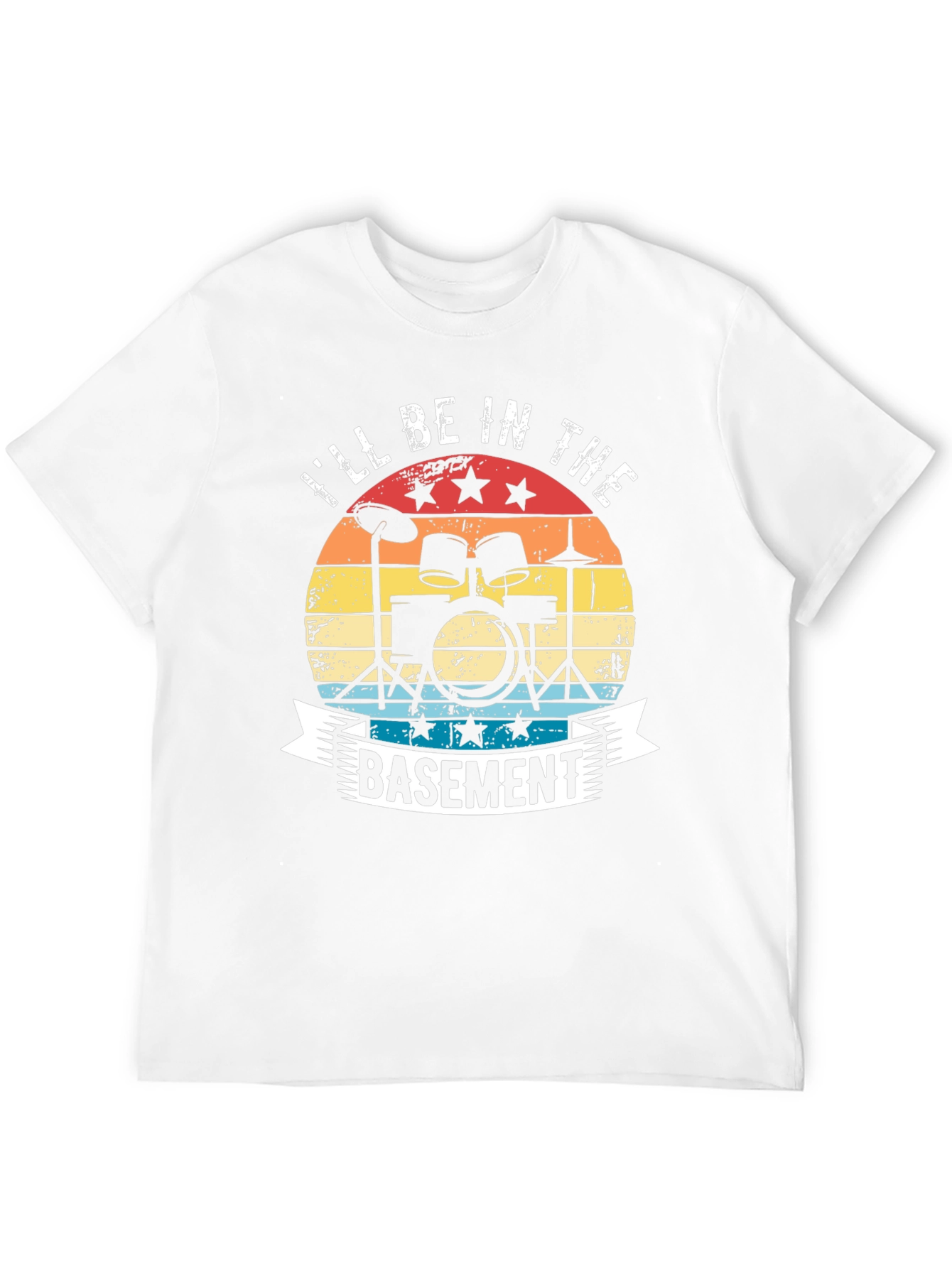Ill Be In The Basement Drummer T-Shirt