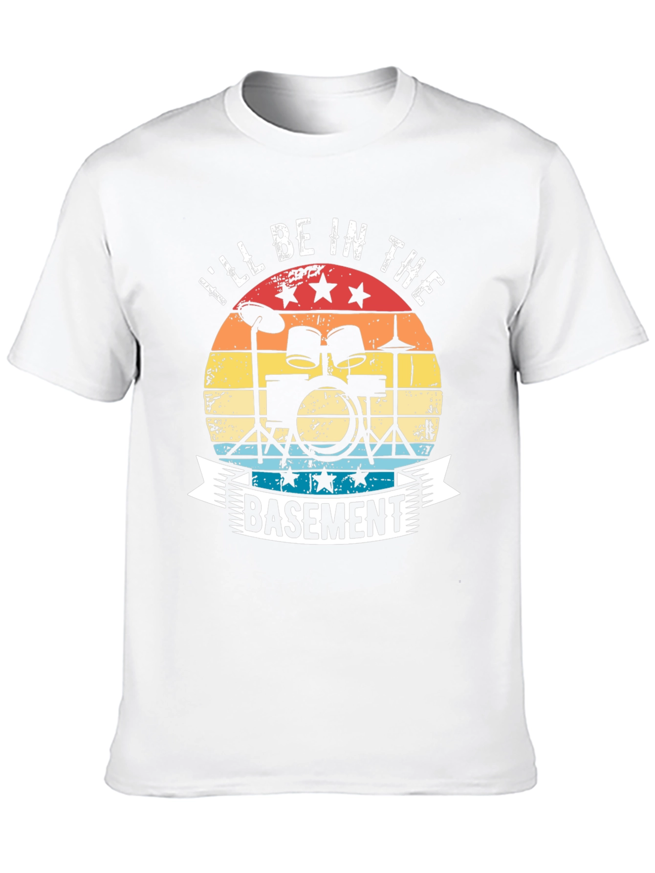Ill Be In The Basement Drummer T-Shirt