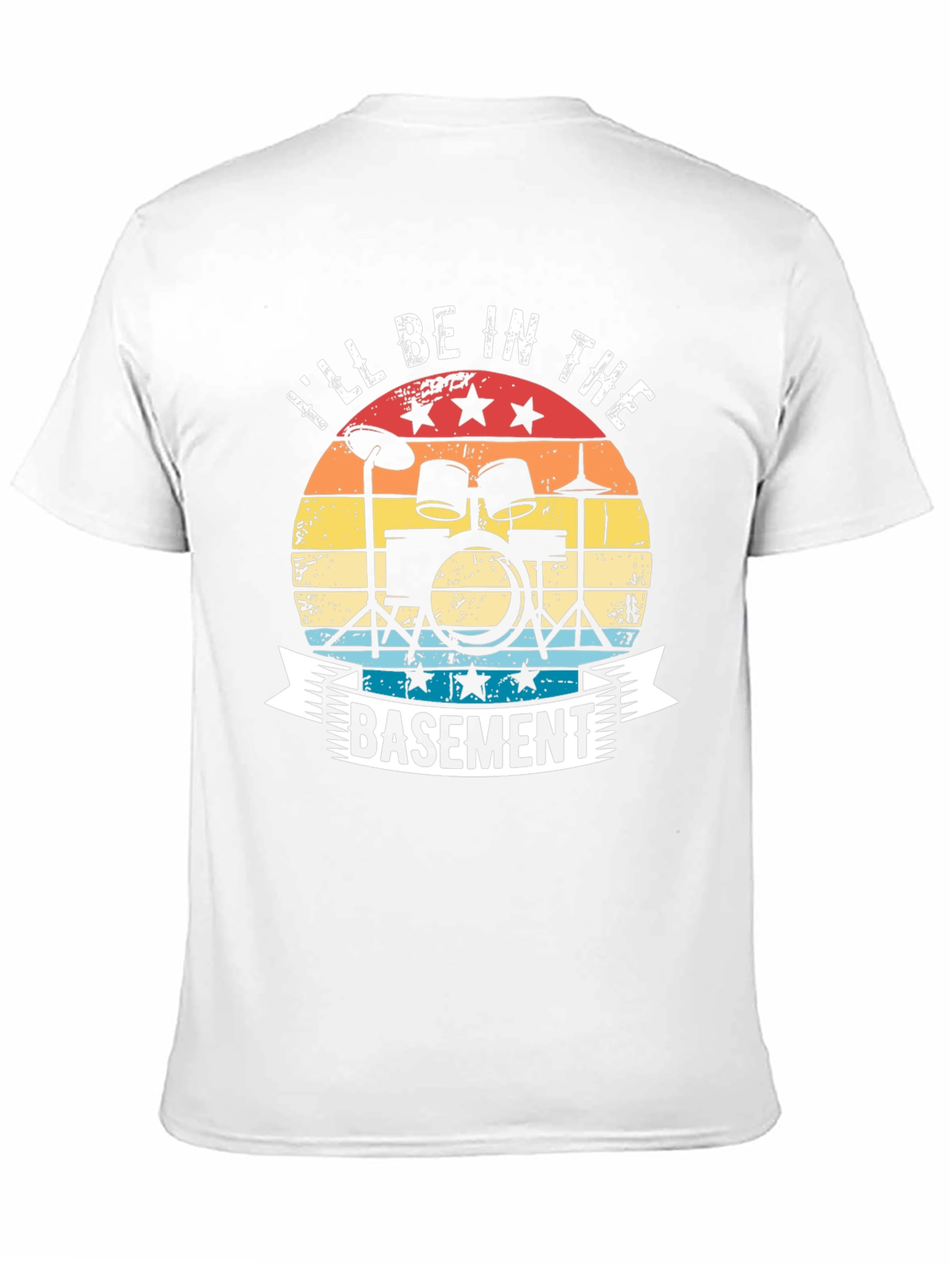 Ill Be In The Basement Drummer T-Shirt