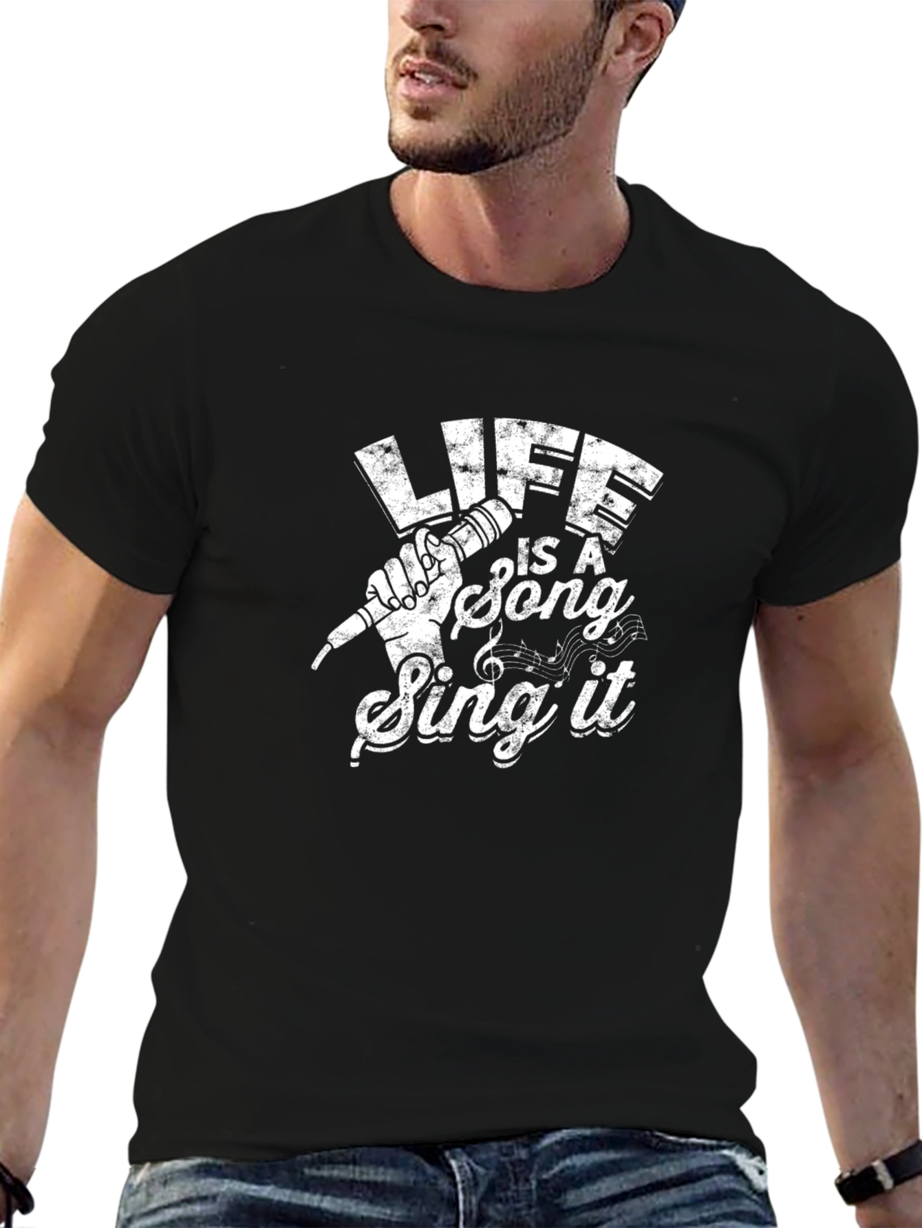 Life Is A Song Sing It Graphic Tee