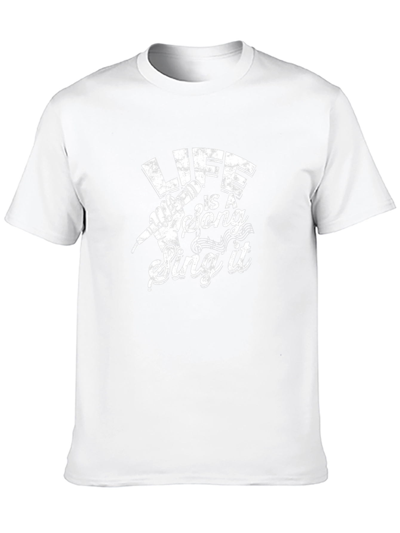 Life Is A Song Sing It Graphic Tee