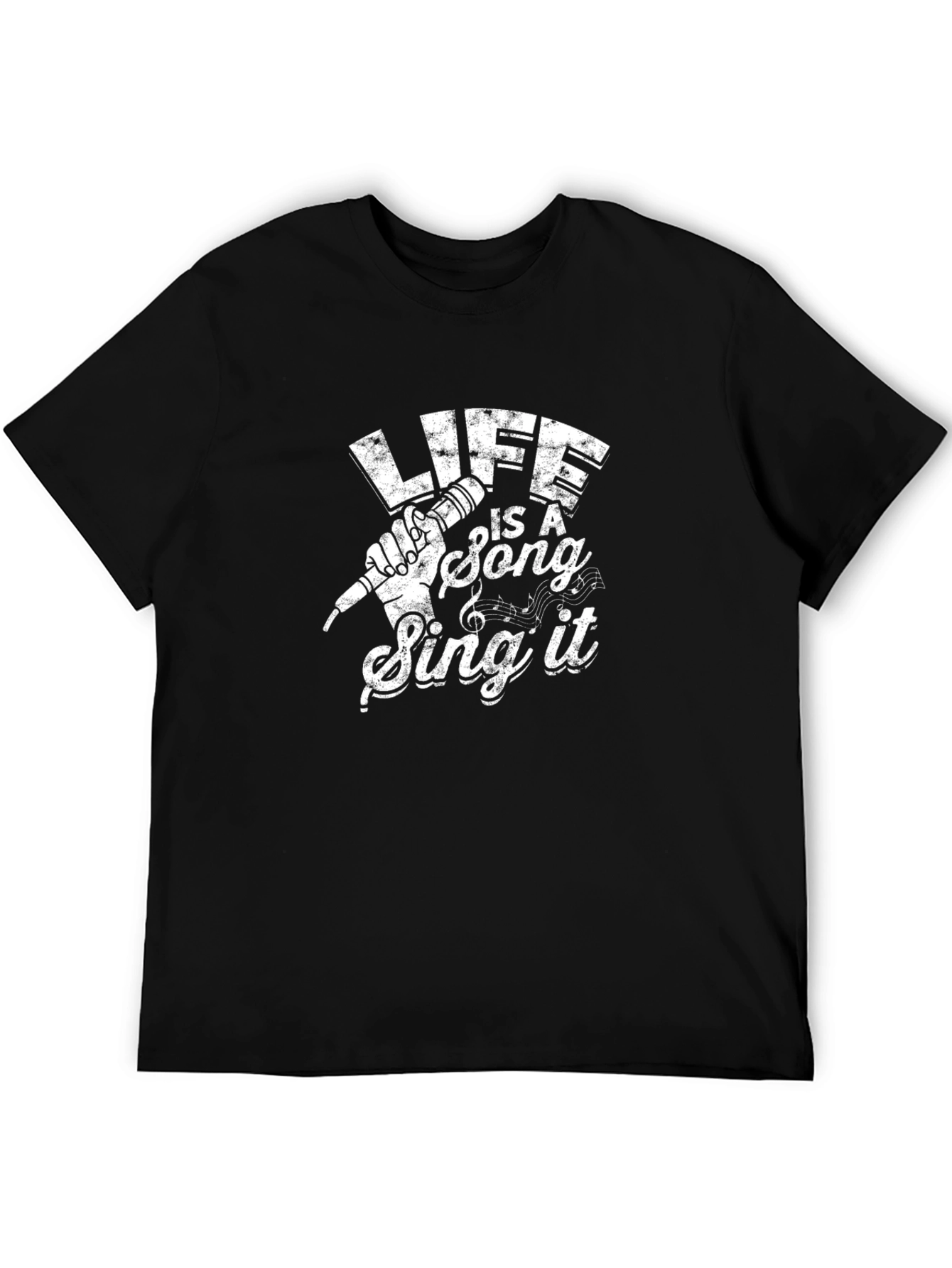 Life Is A Song Sing It Graphic Tee