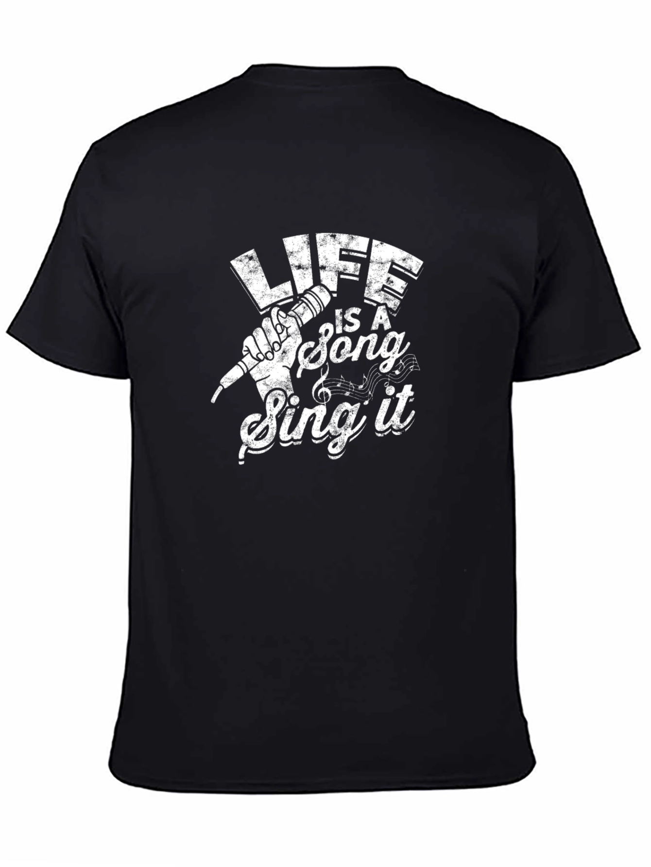 Life Is A Song Sing It Graphic Tee