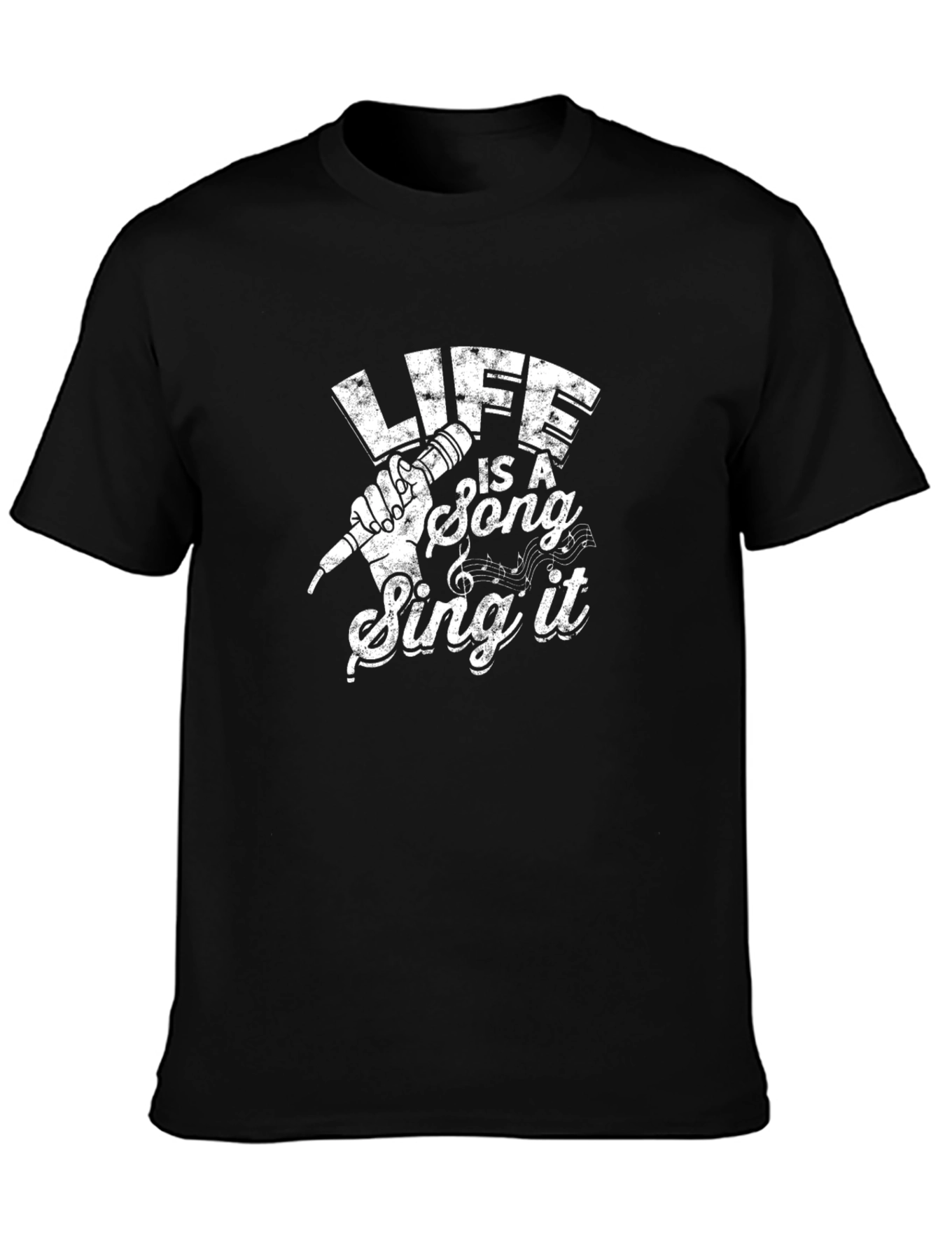 Life Is A Song Sing It Graphic Tee