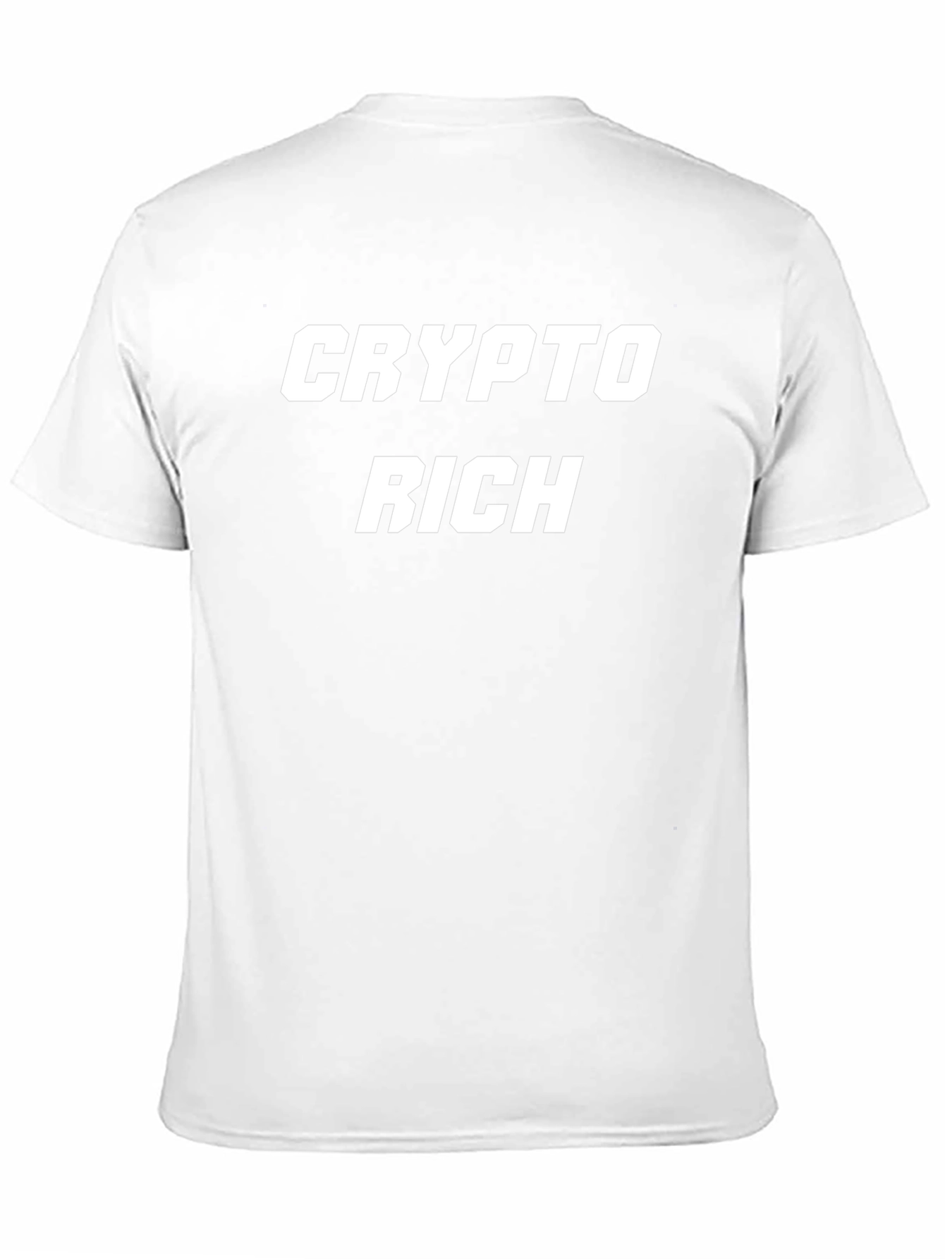 Crypto Rich Black Graphic Tee