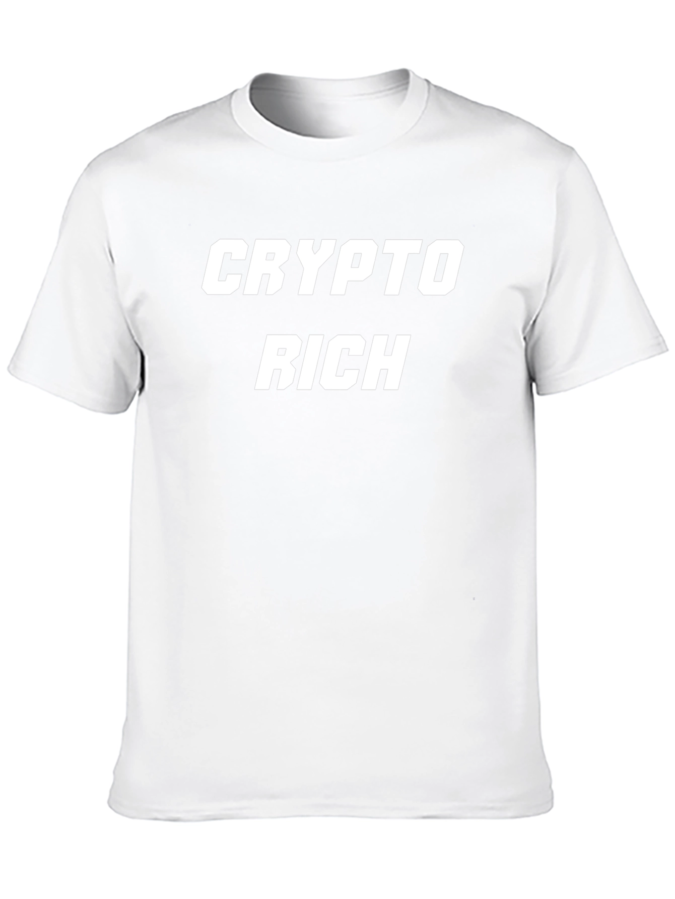 Crypto Rich Black Graphic Tee