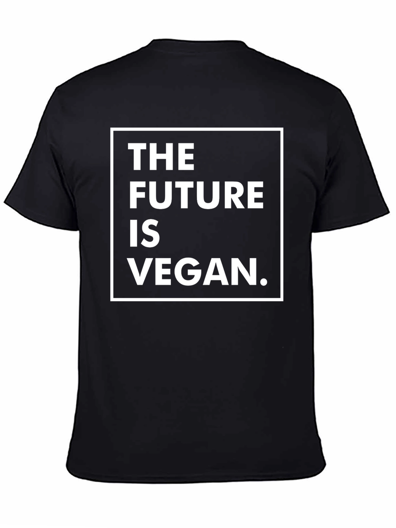 The Future is Vegan Graphic Tee - Black