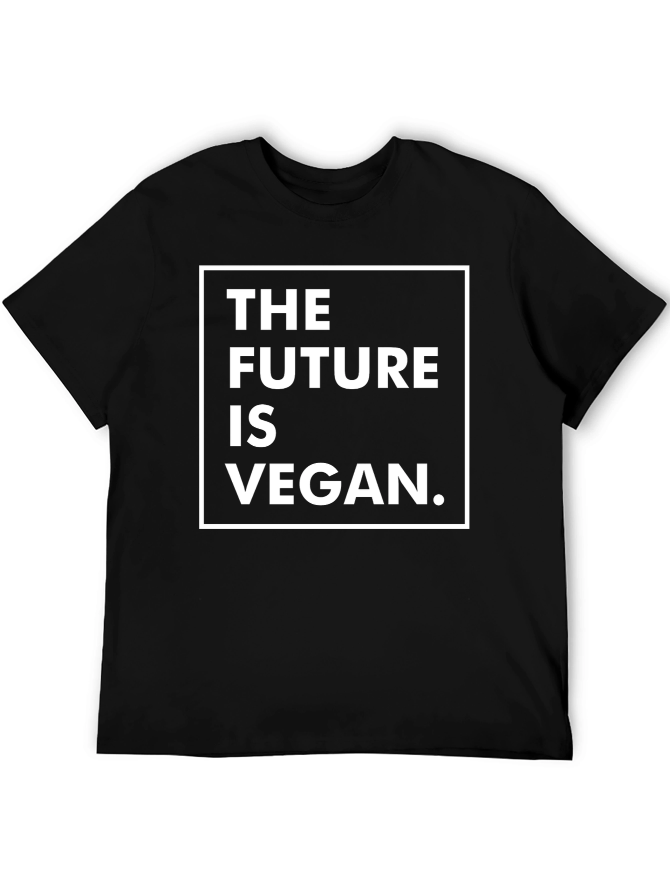 The Future is Vegan Graphic Tee - Black