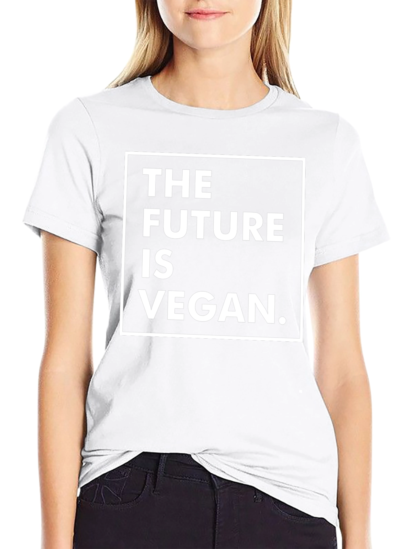 The Future is Vegan Graphic Tee - Black