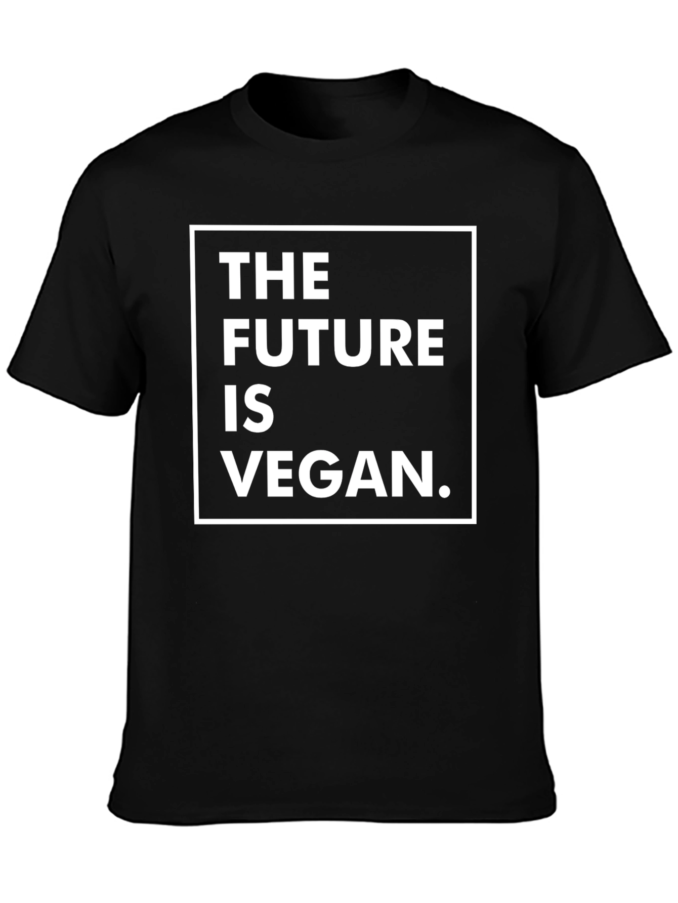 The Future is Vegan Graphic Tee - Black