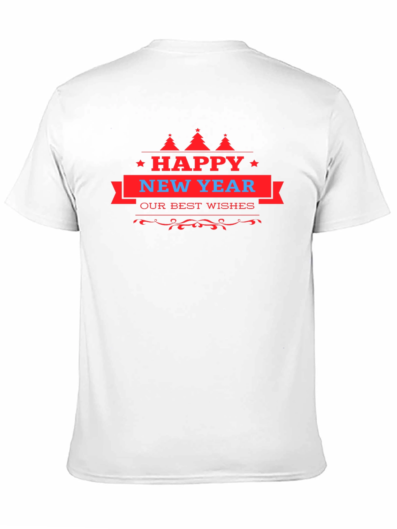 Happy New Year Graphic Tee - Festive Holiday T-Shirt