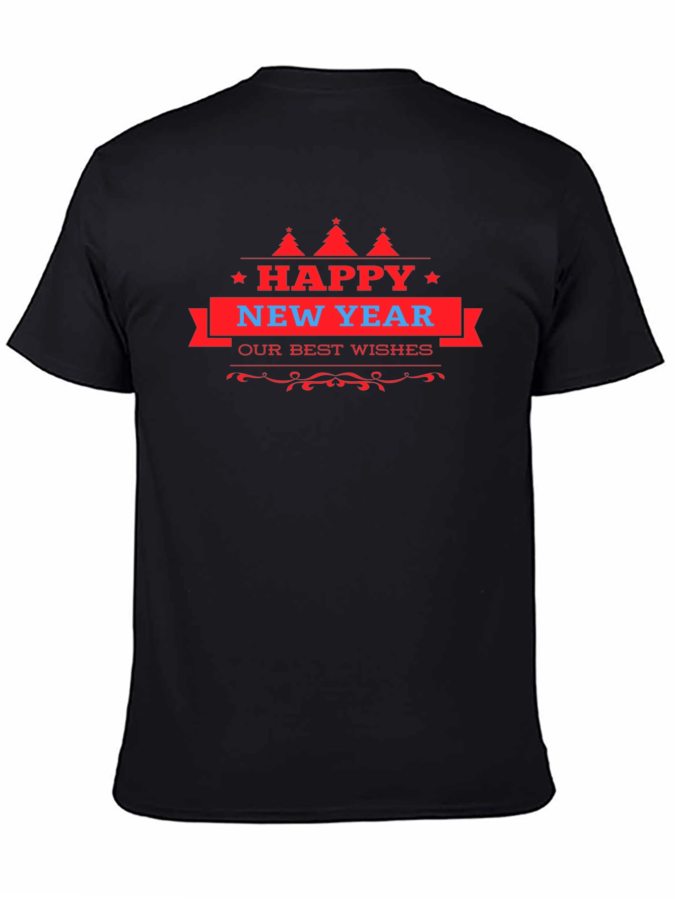 Happy New Year Graphic Tee - Festive Holiday T-Shirt