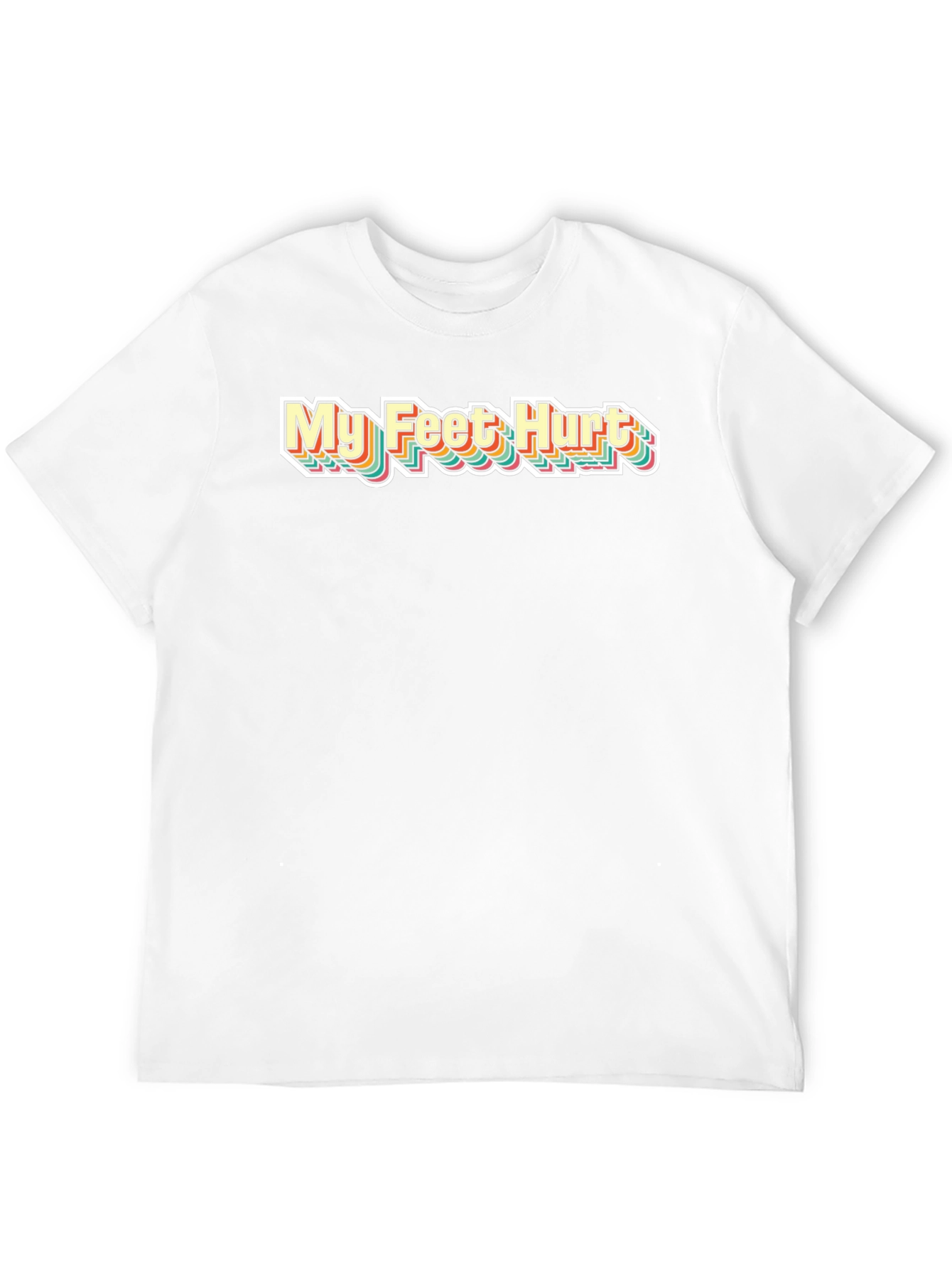 Retro My Feet Hurt Graphic T-Shirt
