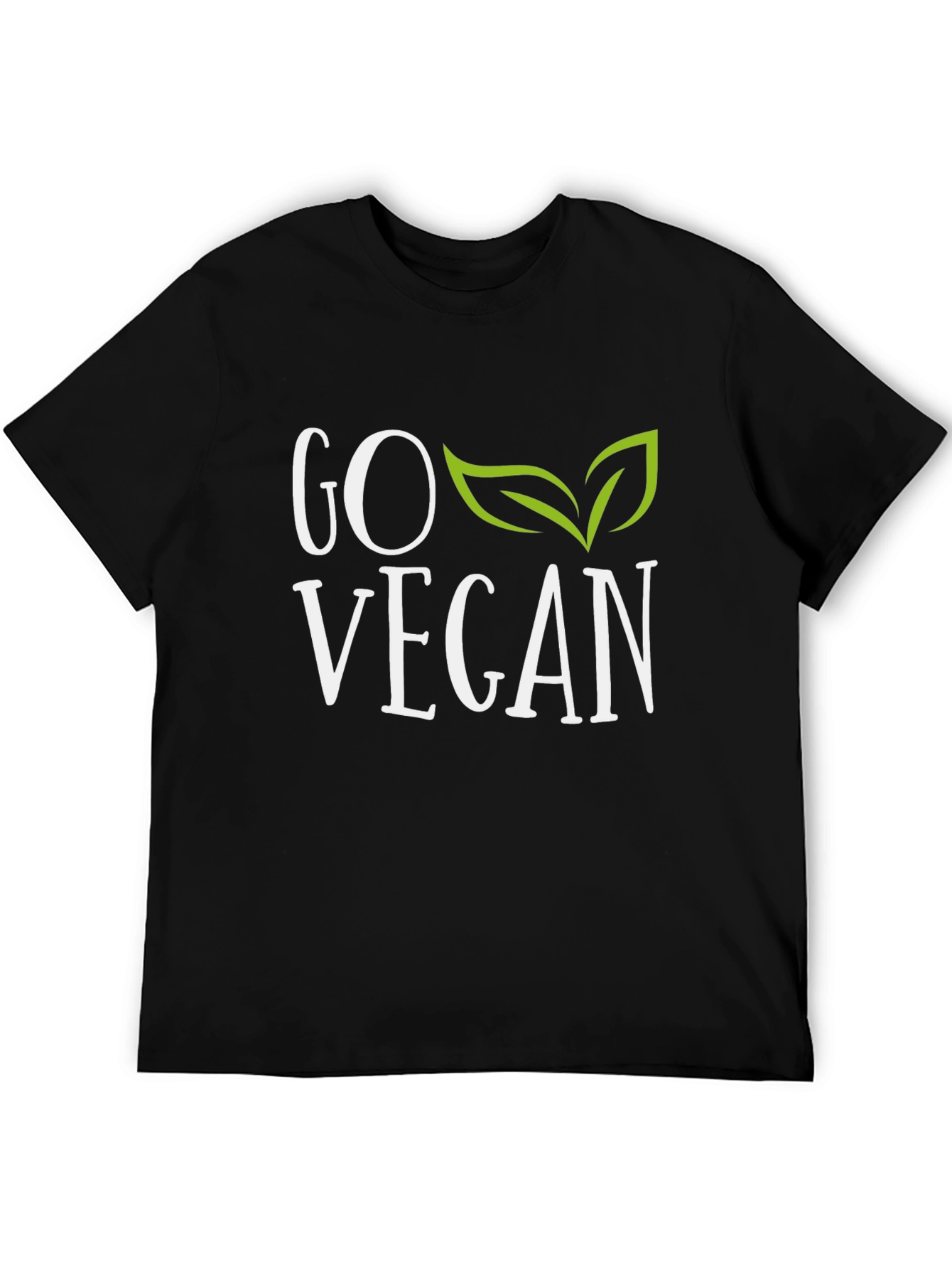 Go Vegan Graphic Tee - Stylish Vegan T-Shirt