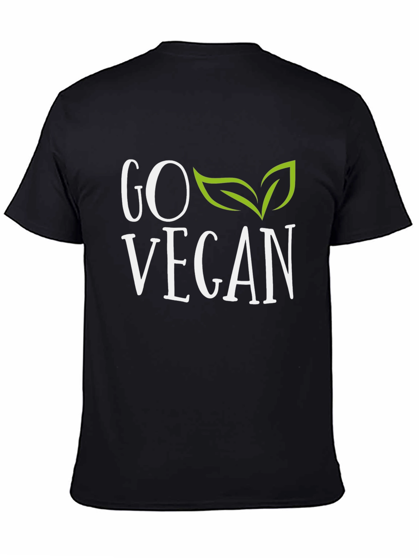 Go Vegan Graphic Tee - Stylish Vegan T-Shirt