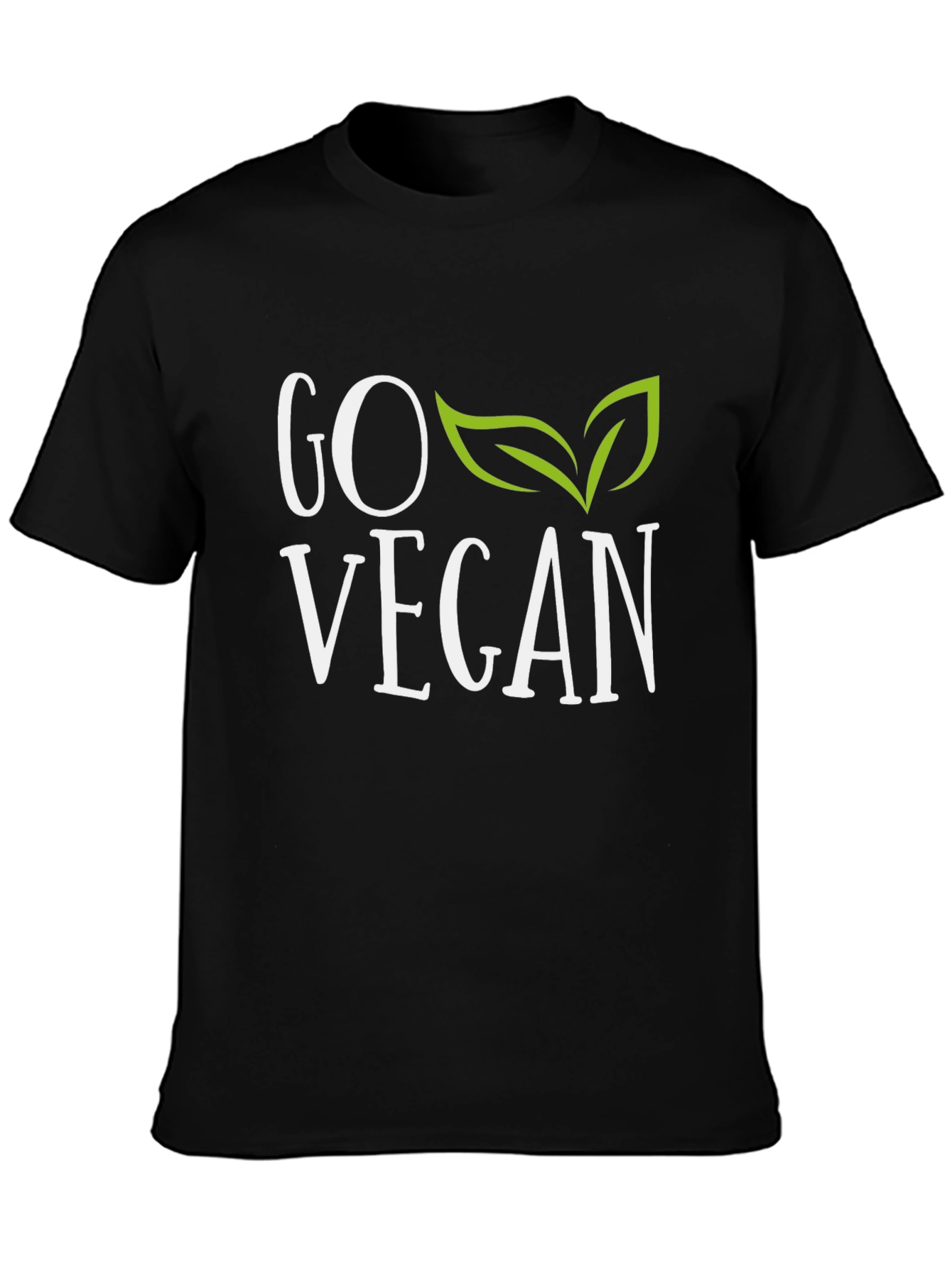 Go Vegan Graphic Tee - Stylish Vegan T-Shirt