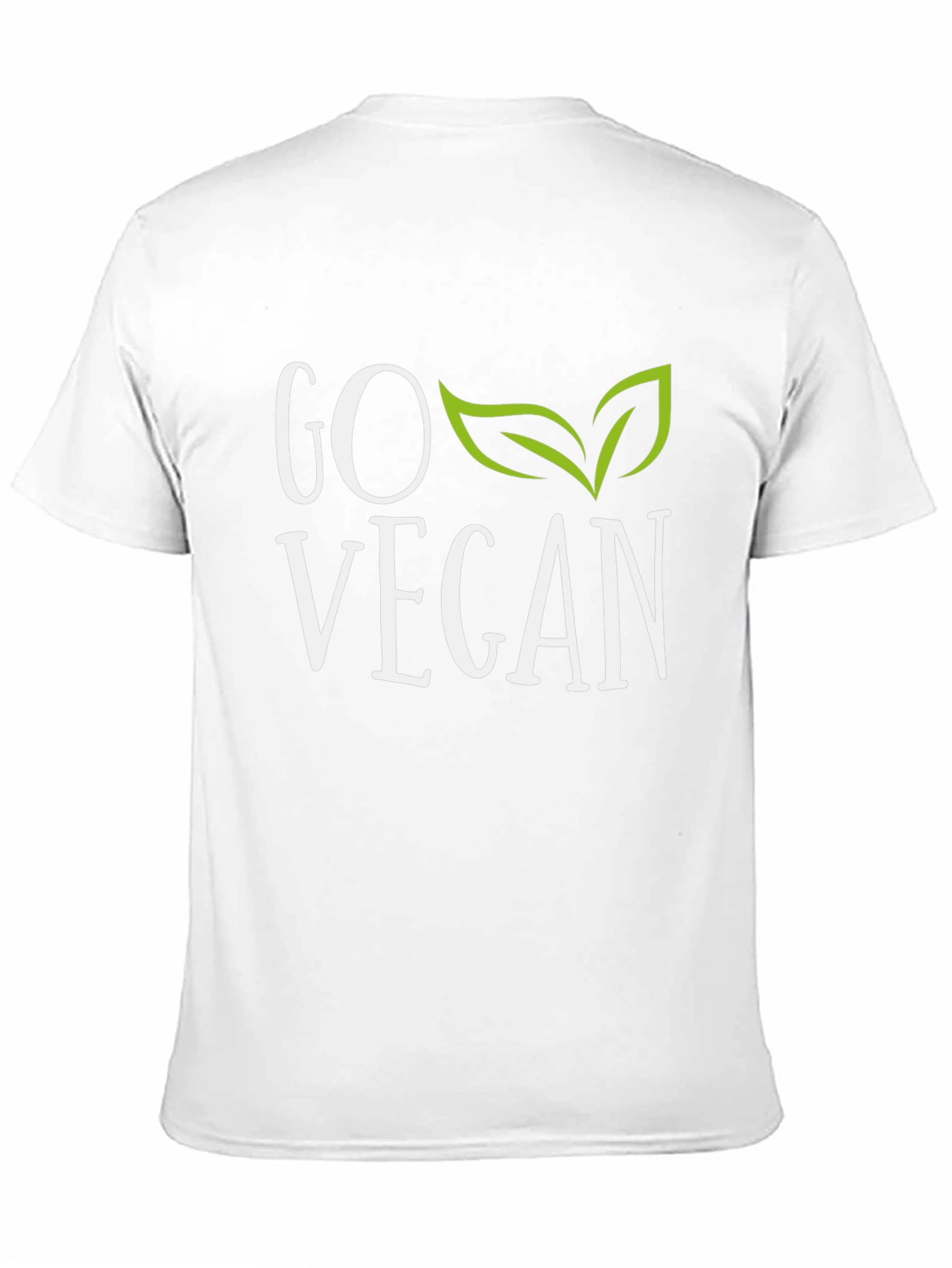 Go Vegan Graphic Tee - Stylish Vegan T-Shirt