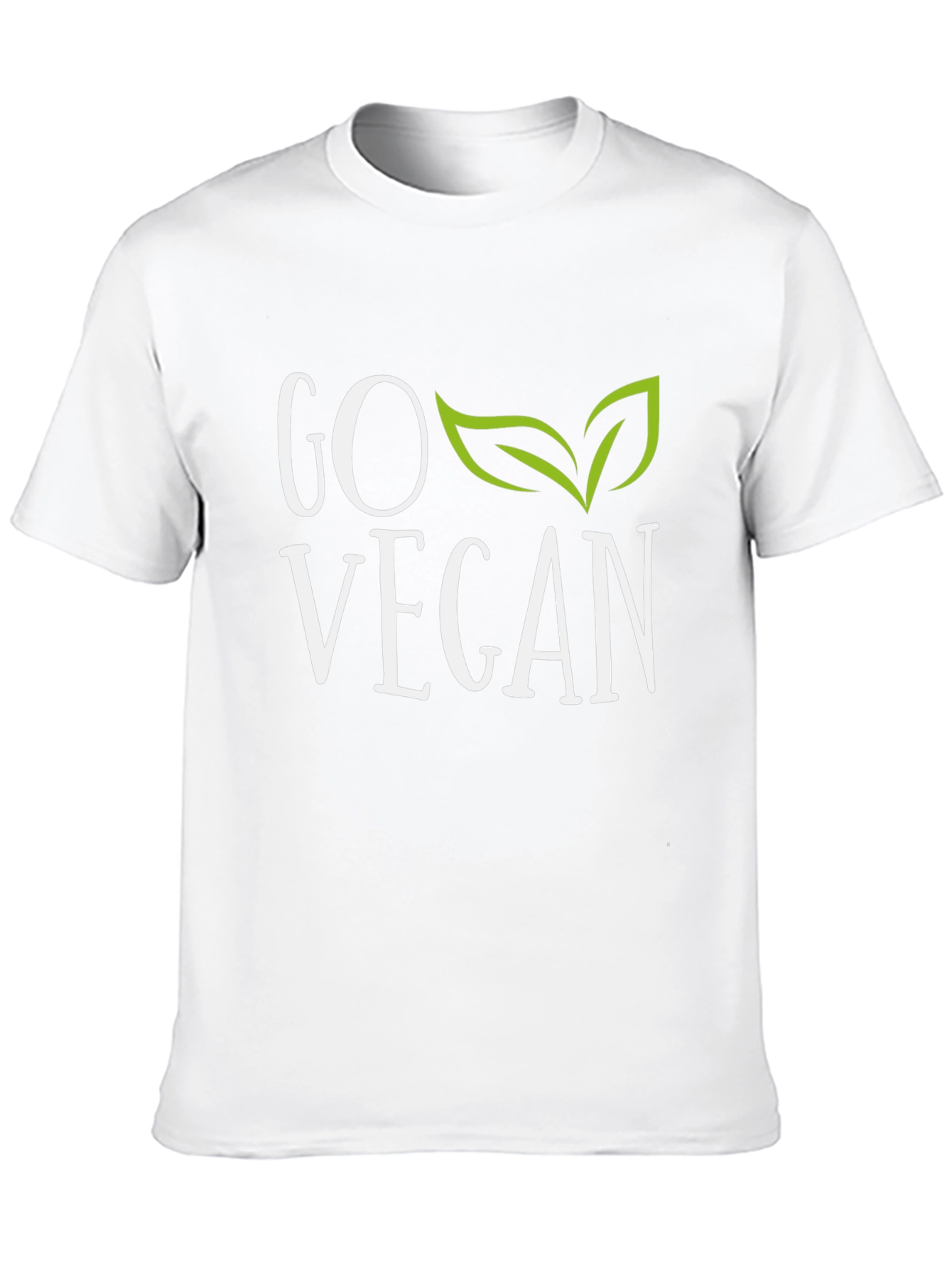 Go Vegan Graphic Tee - Stylish Vegan T-Shirt