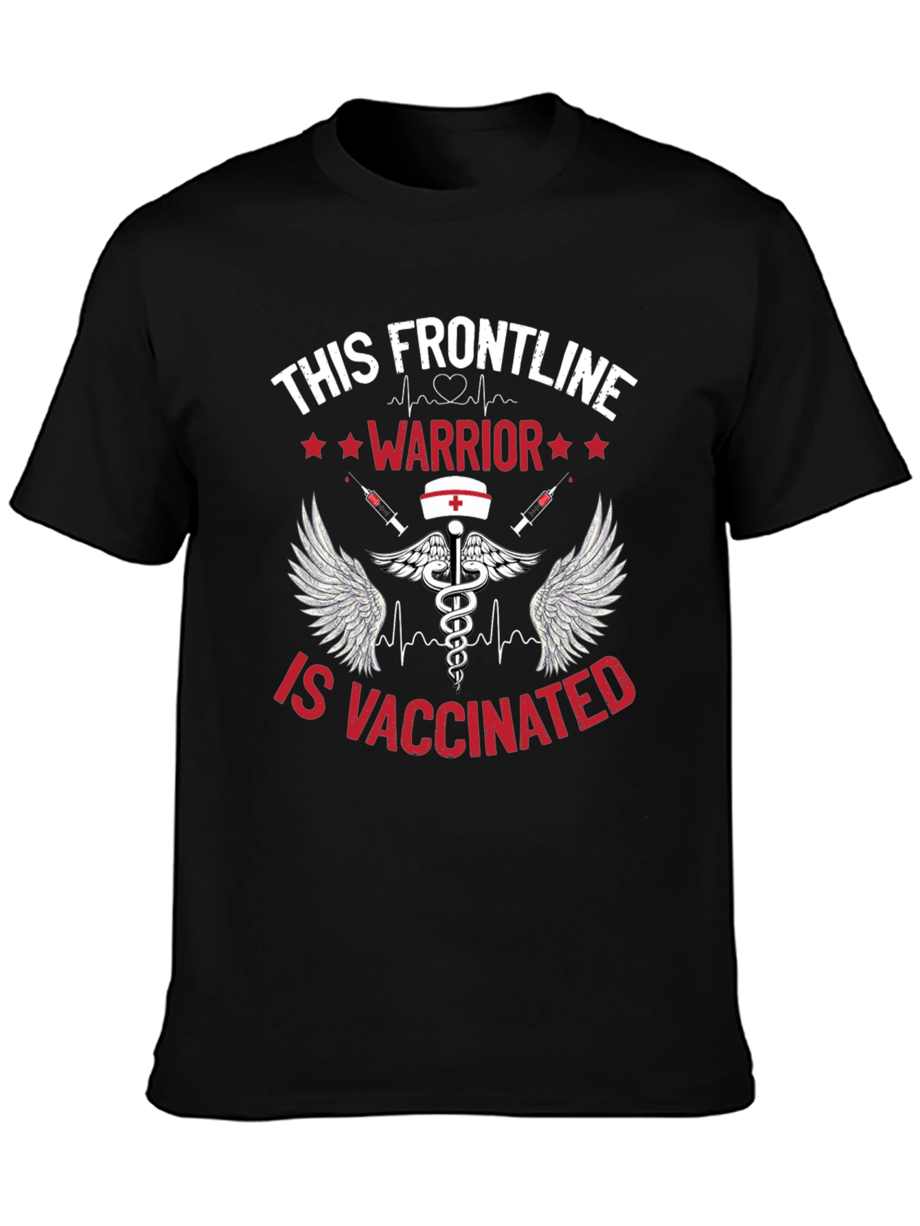 Frontline Warrior Vaccinated T-Shirt