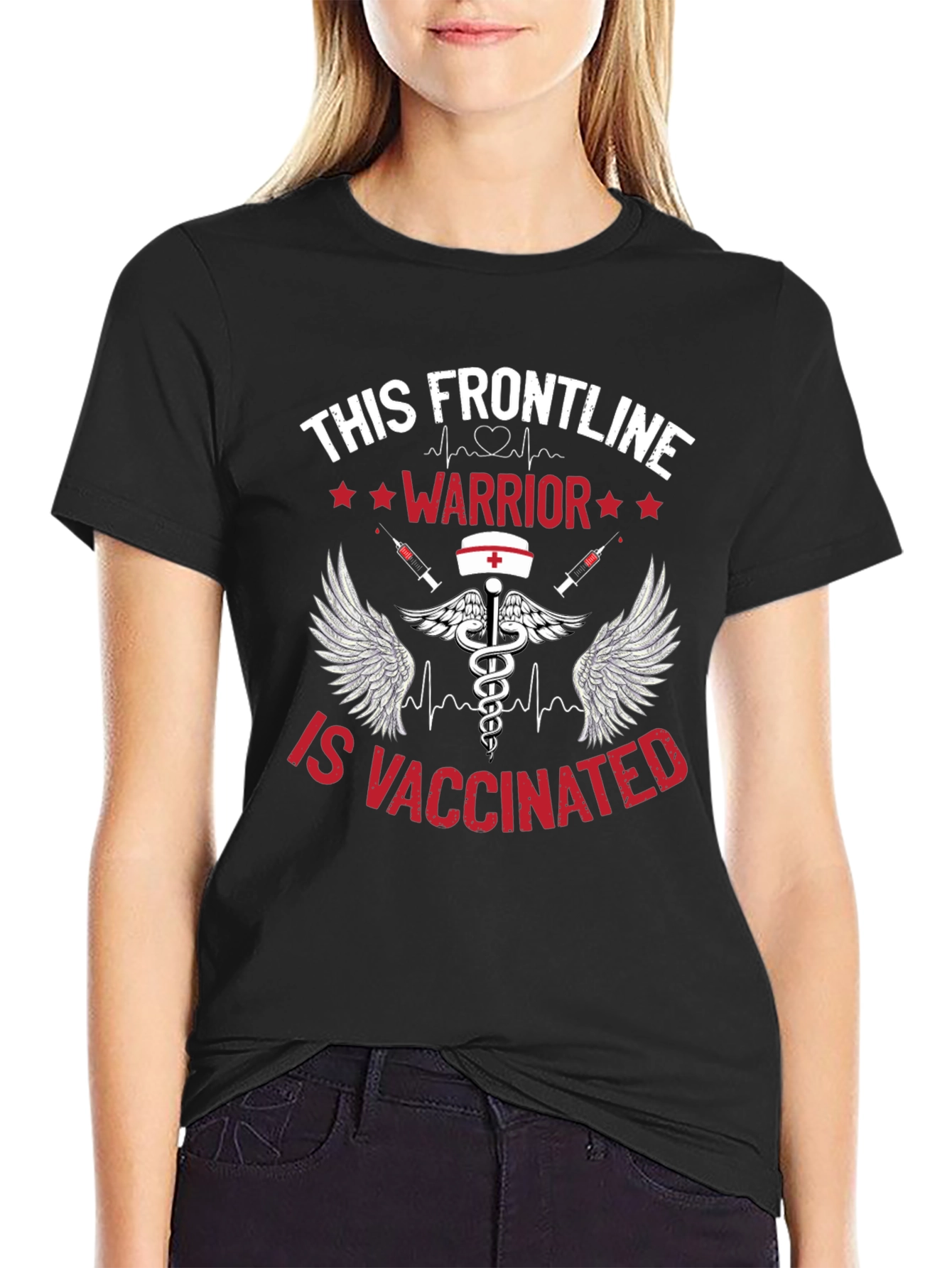 Frontline Warrior Vaccinated T-Shirt