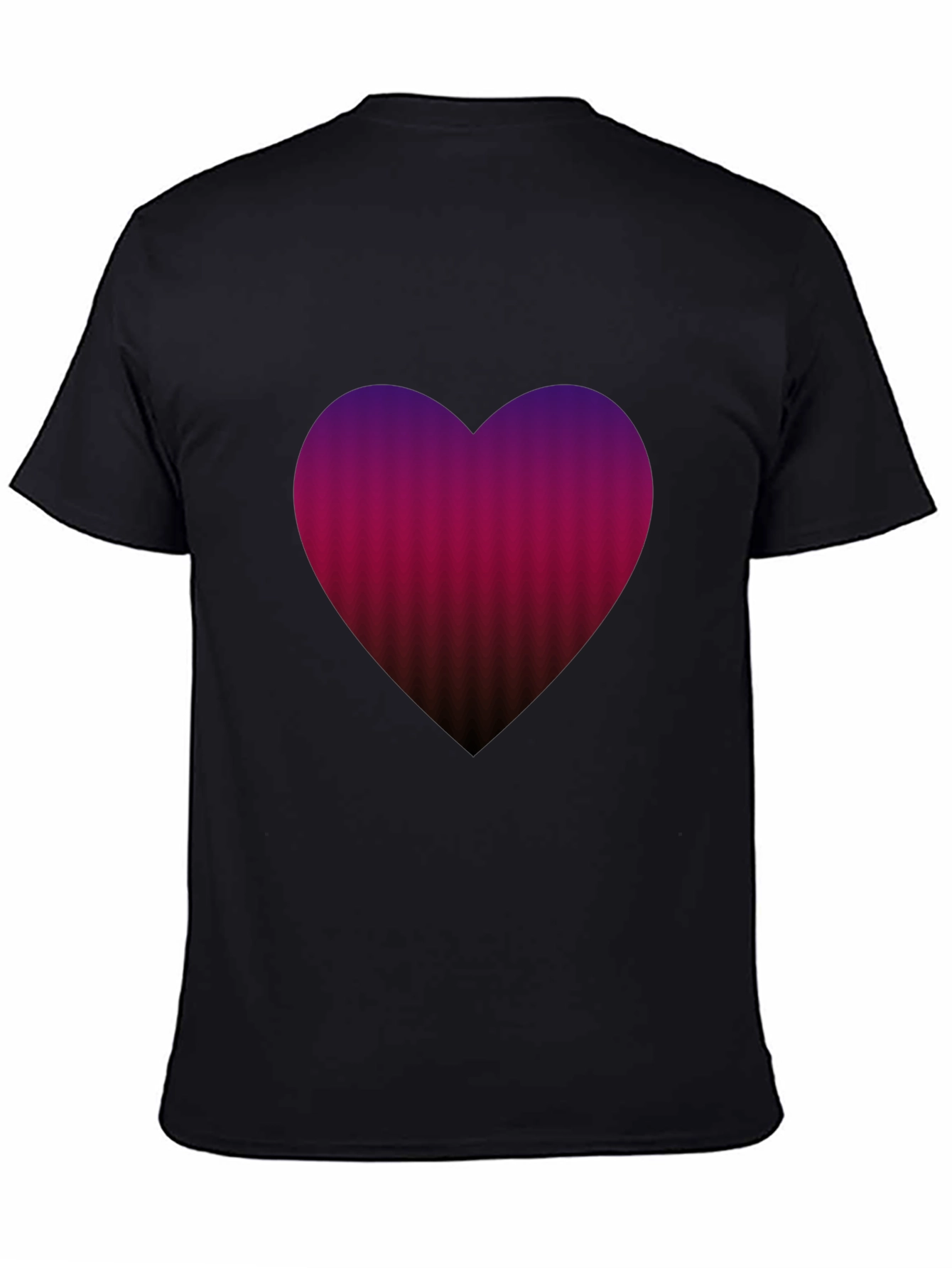 Heart Gradient Mens Tee - Soft Cotton Blend