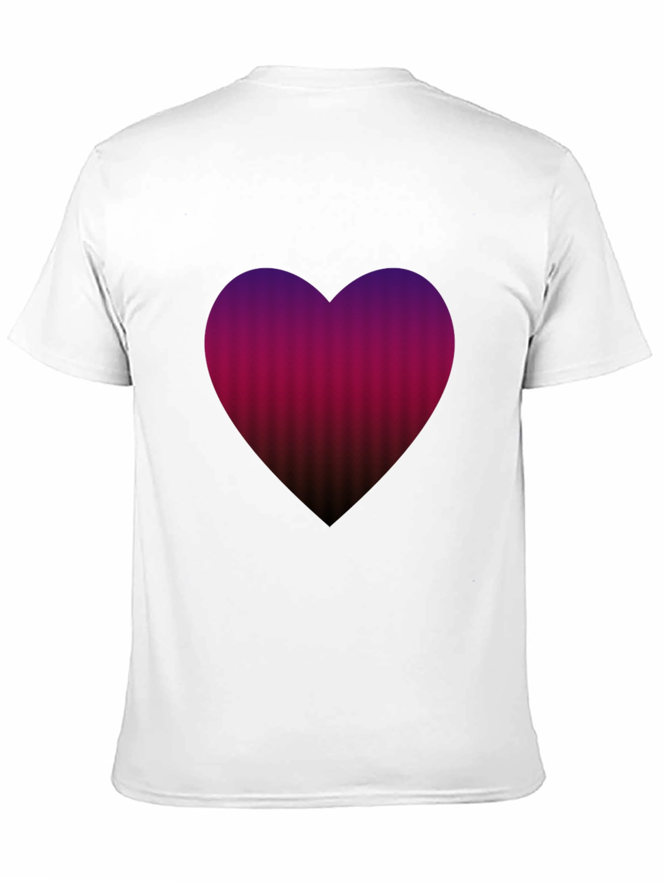 Heart Gradient Mens Tee - Soft Cotton Blend