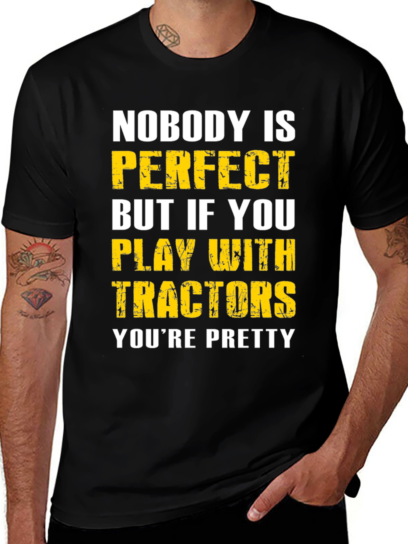 Tractor Lover T-Shirt - Nobodys Perfect