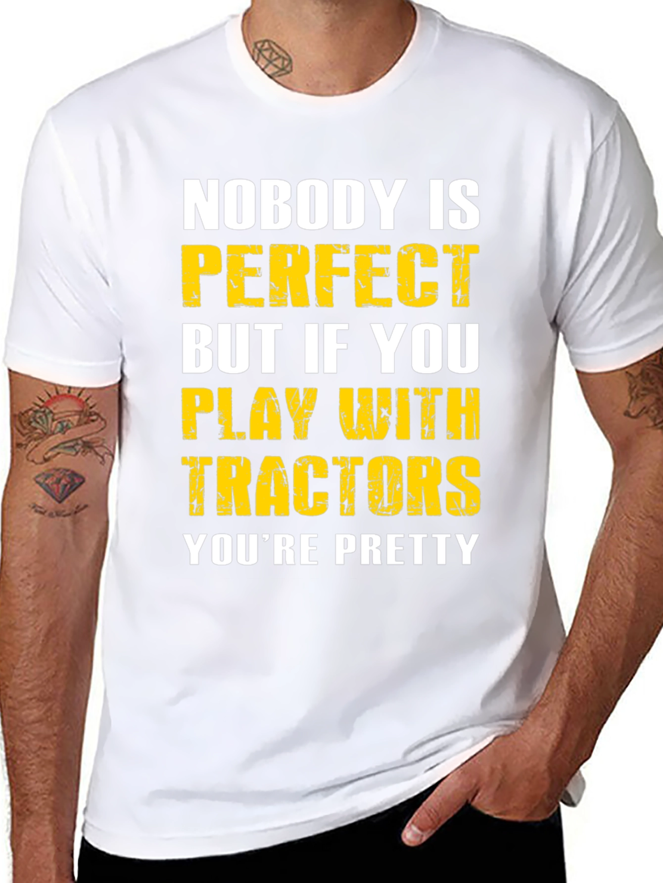 Tractor Lover T-Shirt - Nobodys Perfect