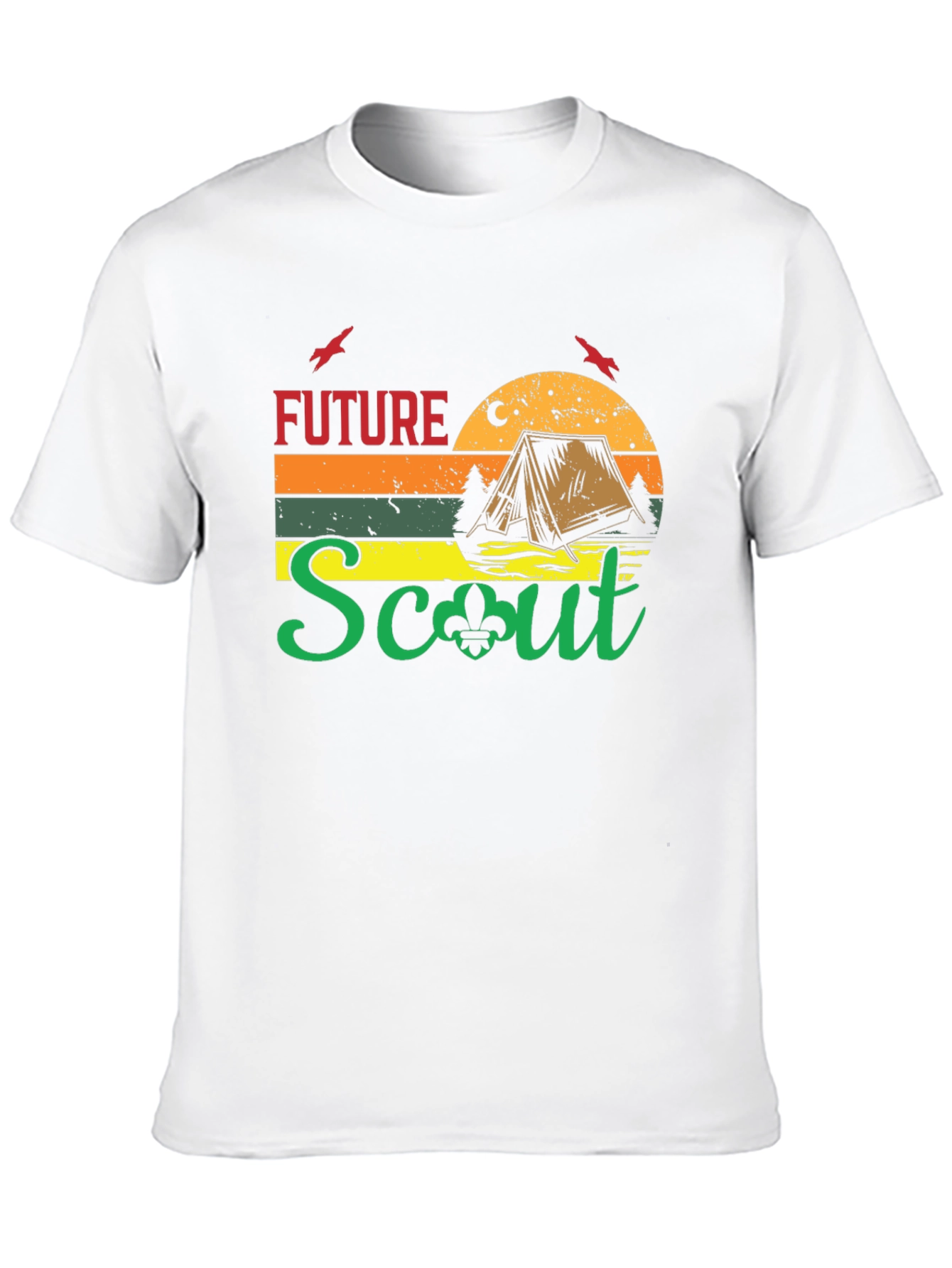 Future Scout Camping Graphic T-Shirt