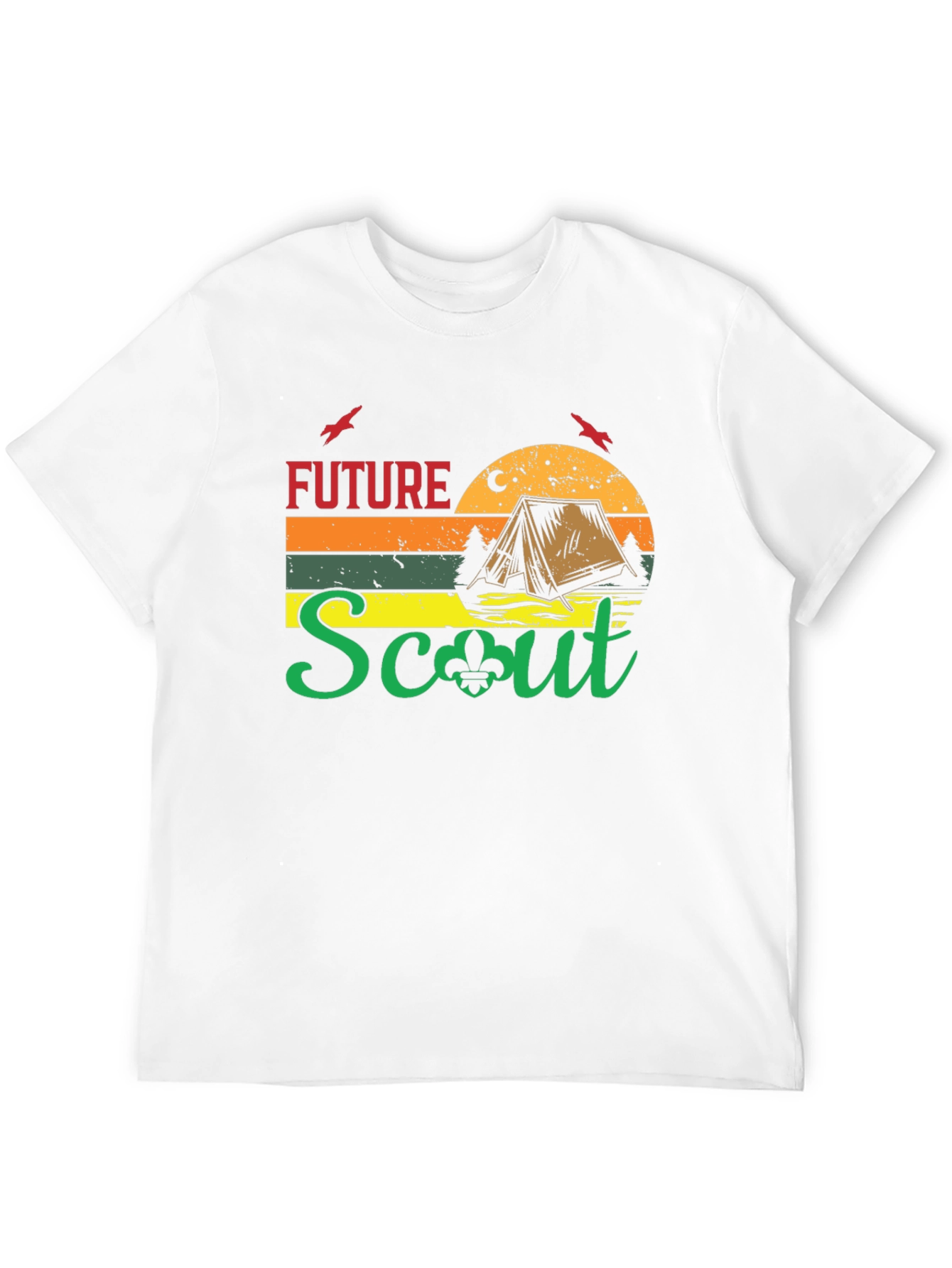Future Scout Camping Graphic T-Shirt