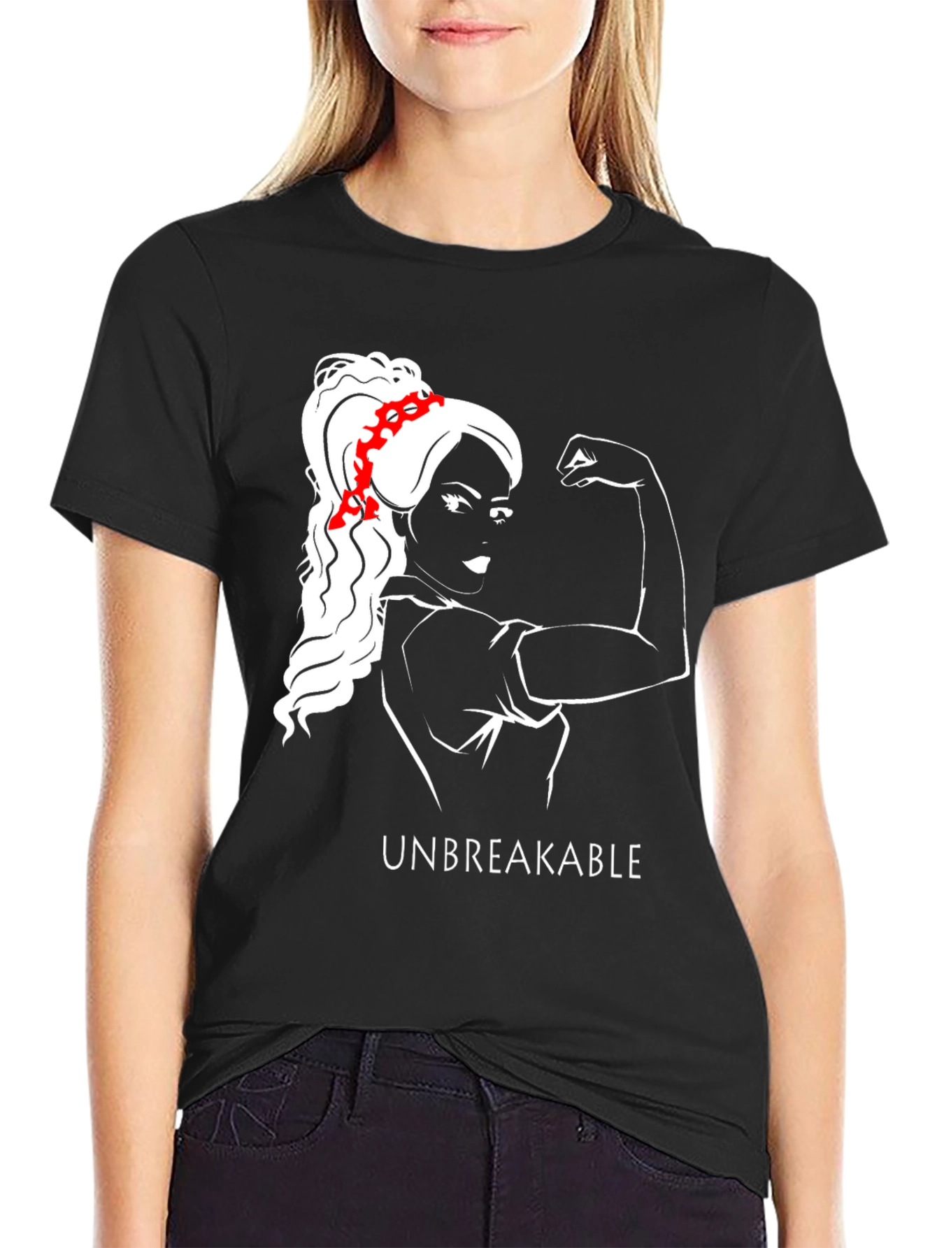 Unbreakable Rosie Style Graphic Tee