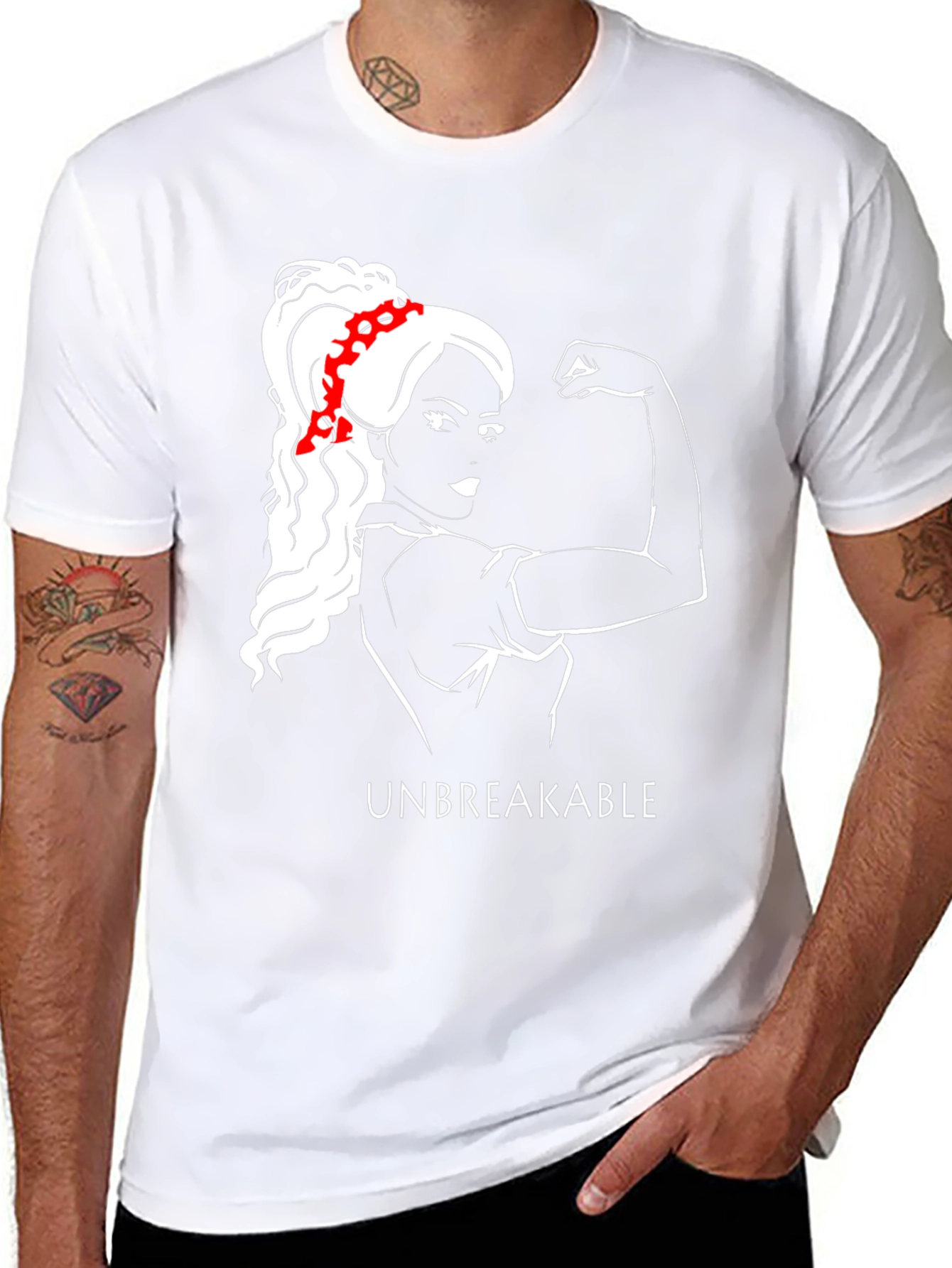 Unbreakable Rosie Style Graphic Tee